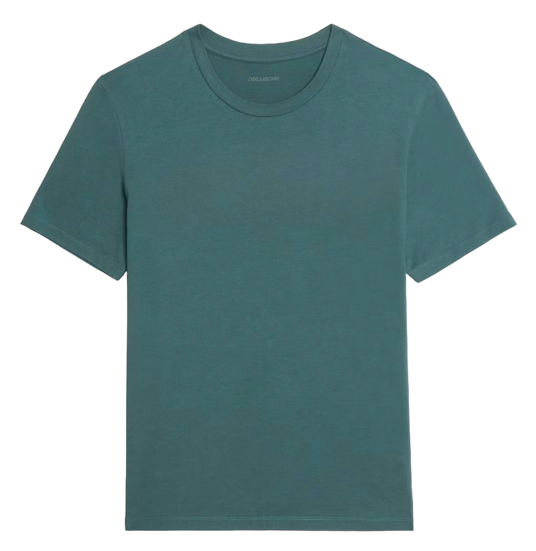 Tee-shirt col rond en coton ZADIG&amp;VOLTAIRE Vert