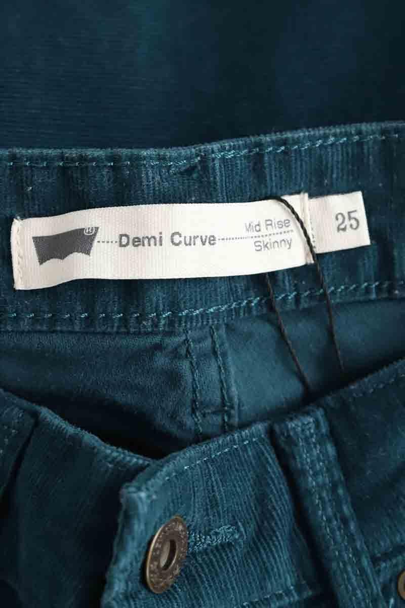 Slim-fit cotton cargo pants Blue