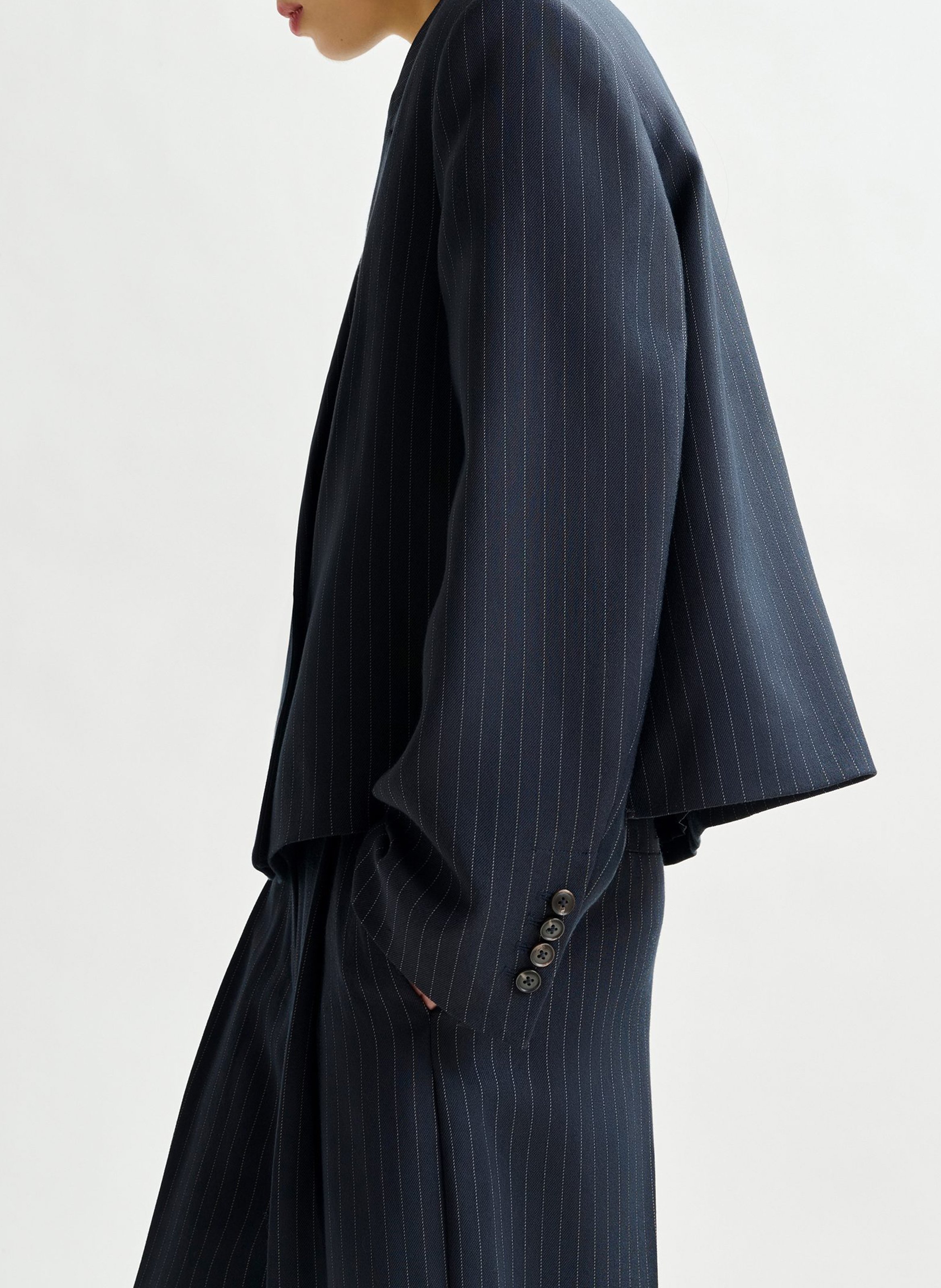 Veste oversize rayée ESSENTIEL ANTWERP Bleu