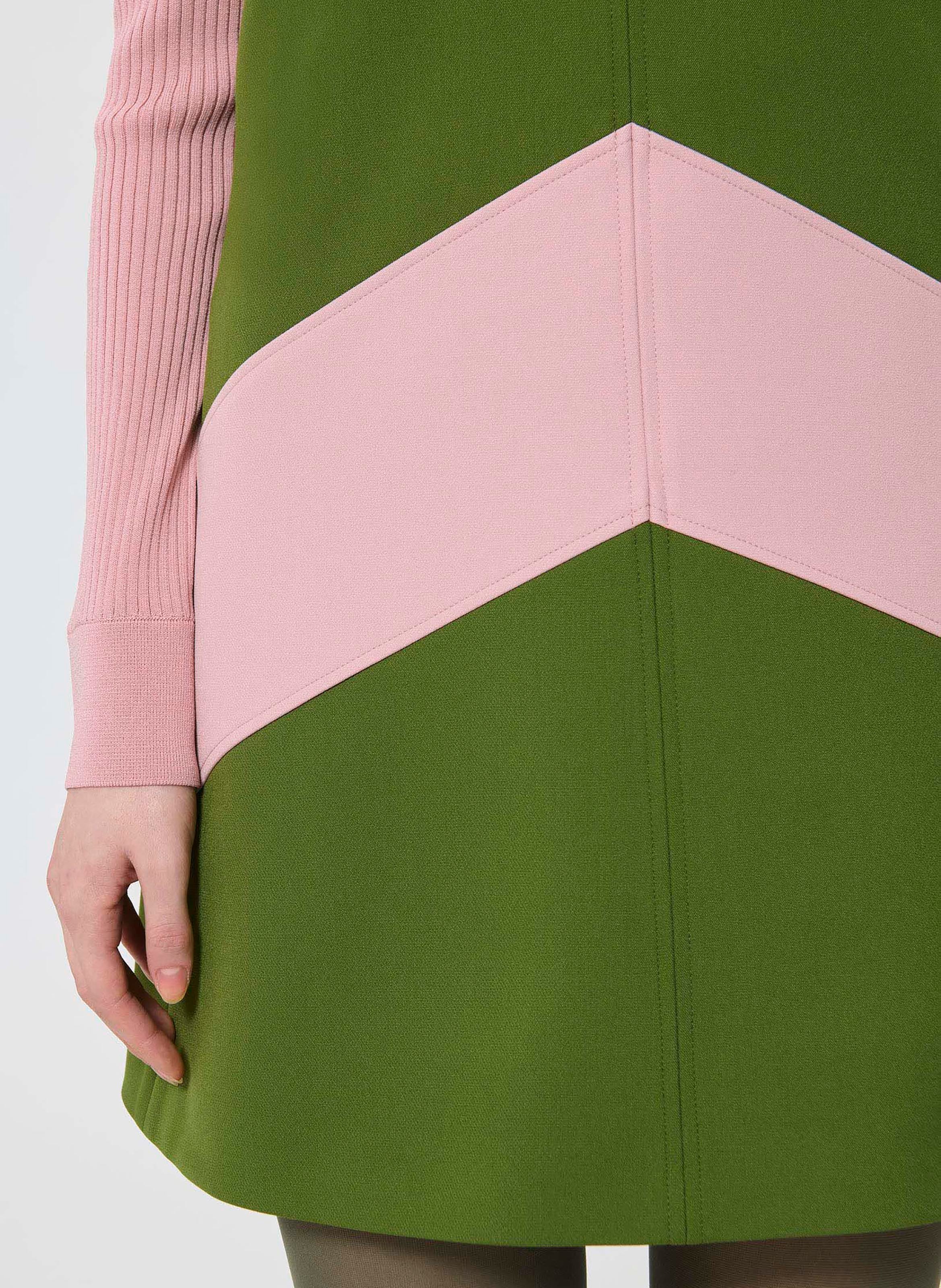 Robe courte col rond sans manches TARA JARMON Vert