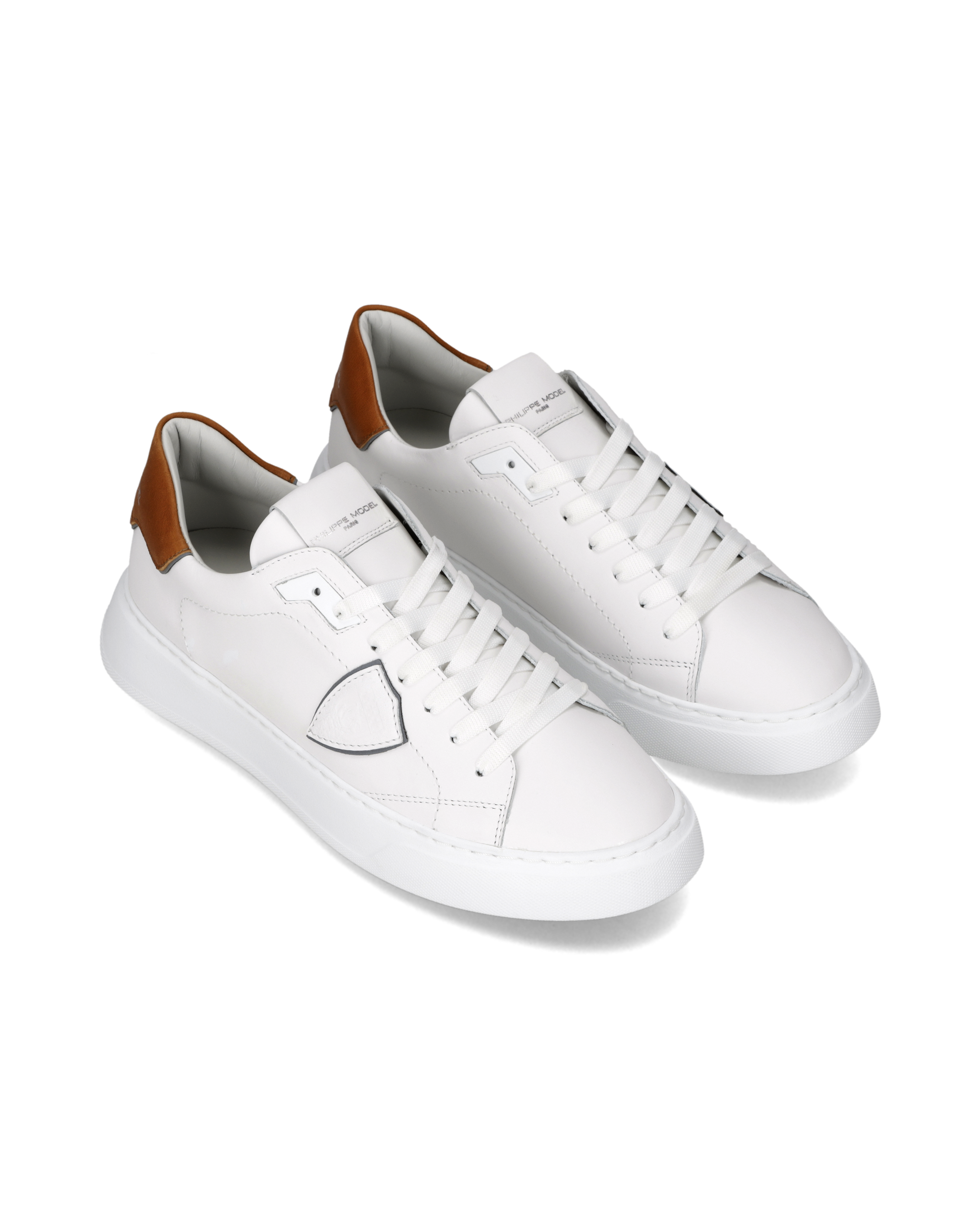 Tennis Temple Sneakers. PHILIPPE MODEL Red