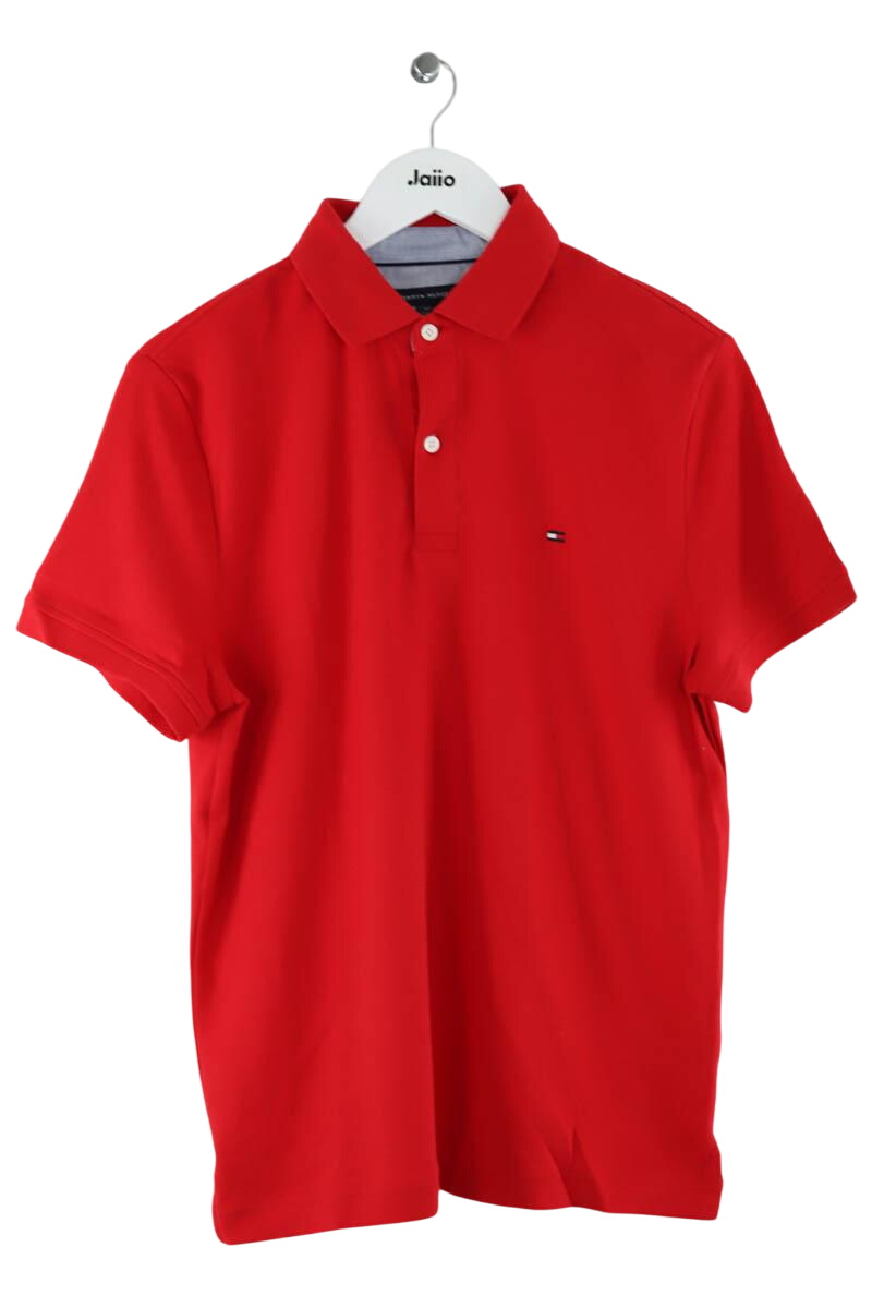 Cotton polo shirt TOMMY HILFIGER - SECONDE MAIN Red
