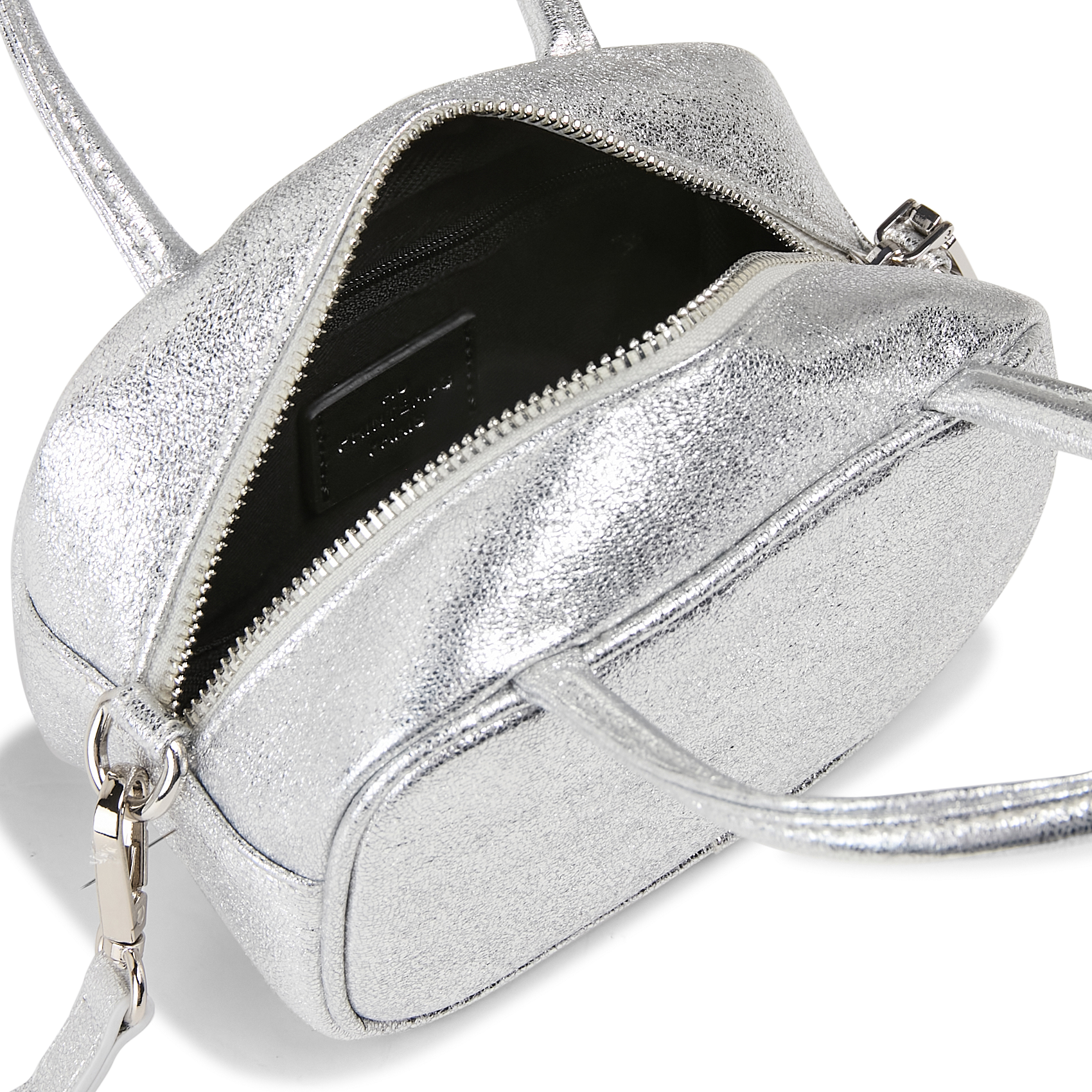 Metallic shoulder bag AU PRINTEMPS PARIS Silver