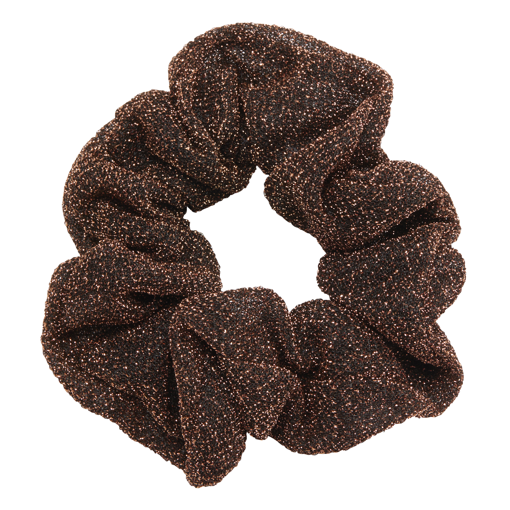 Set van twee lurex haarelastiekjes AU PRINTEMPS PARIS Veelkleurig