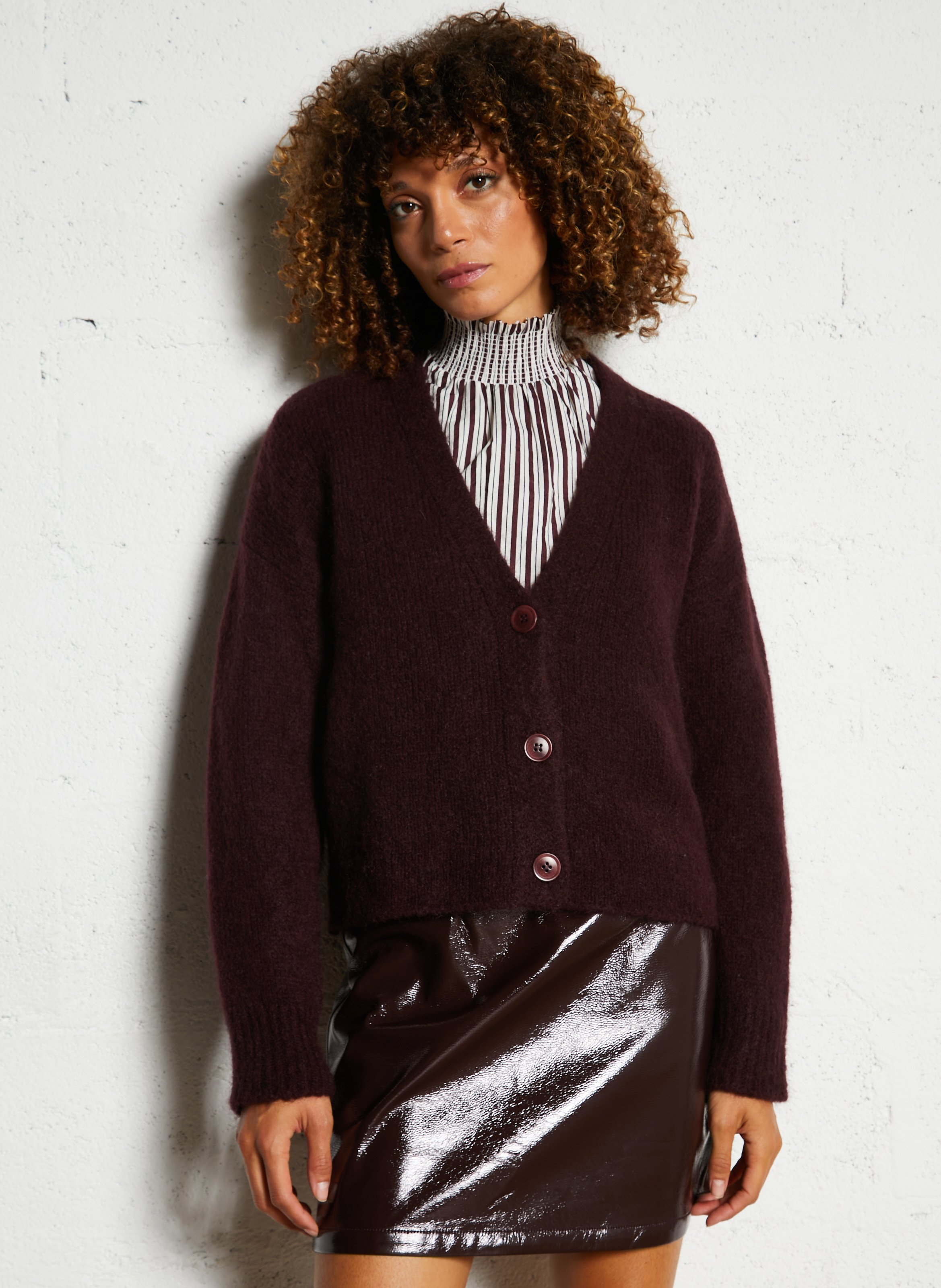 Wool-blend cardigan MAISON ANJE