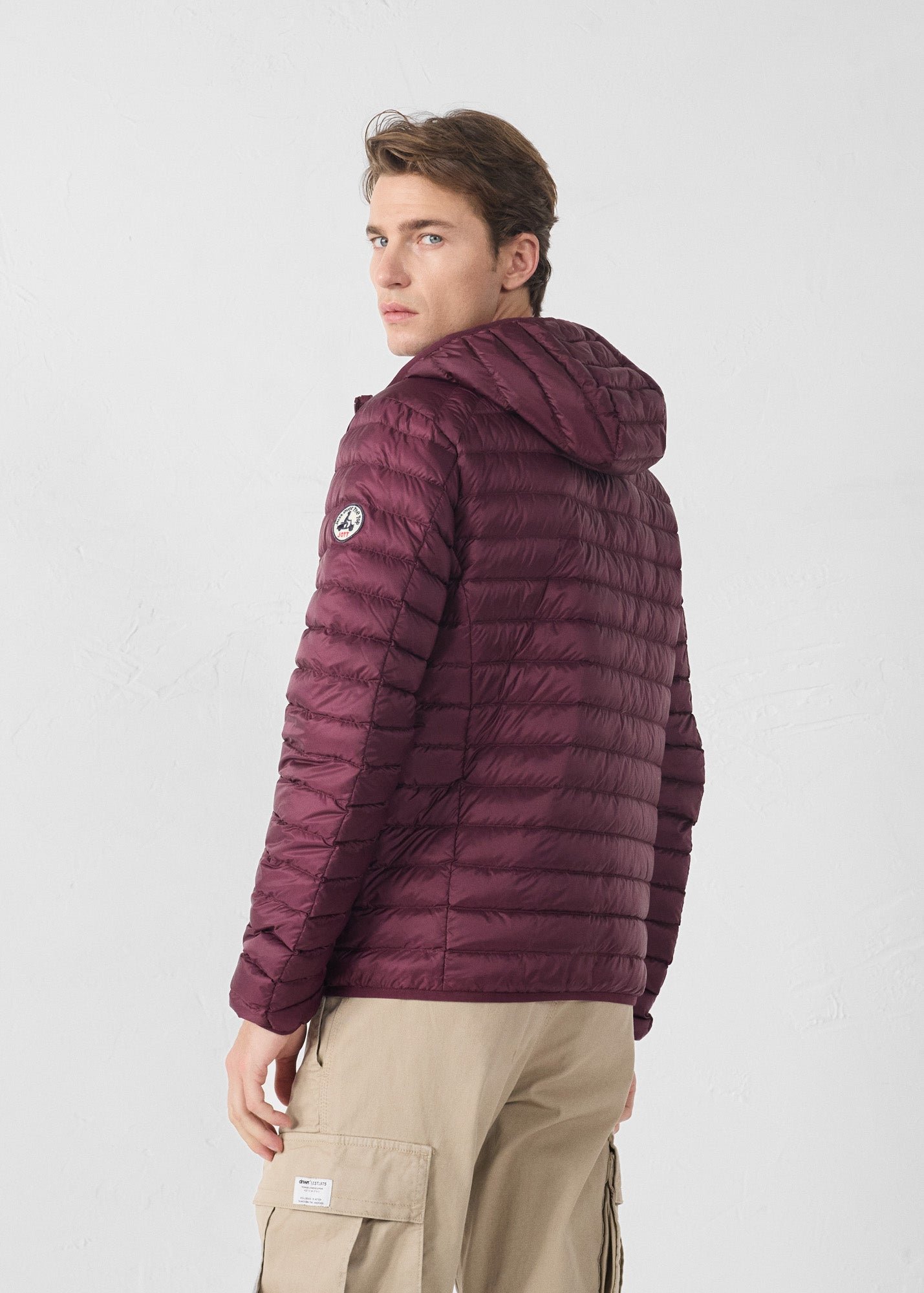Lightweight hooded puffer jacket nico JOTT Pink