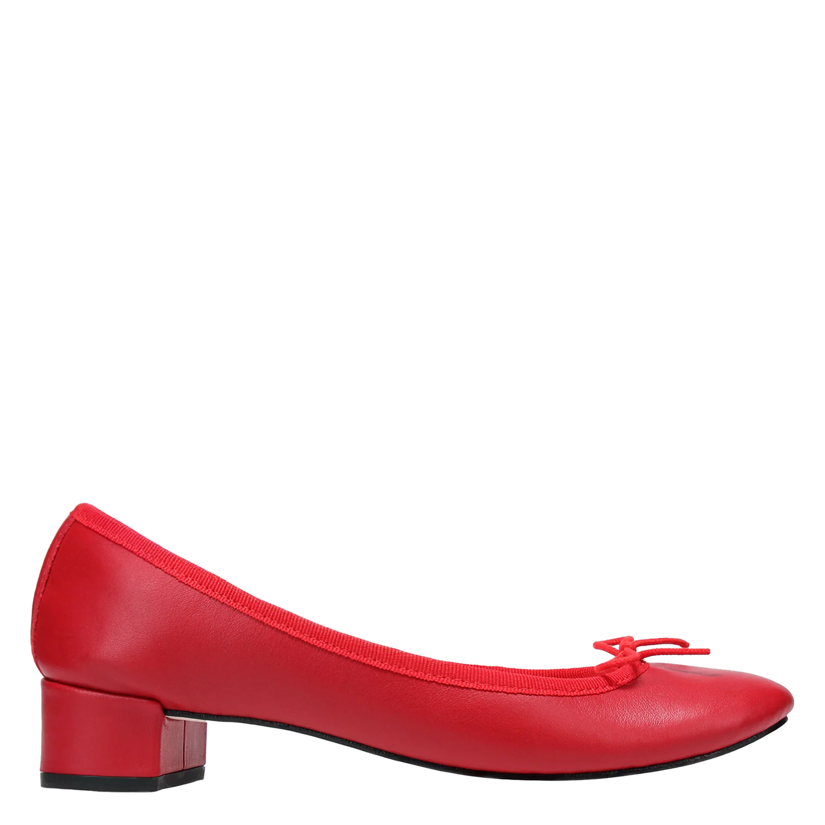 Low-heeled leather ballerinas REPETTO