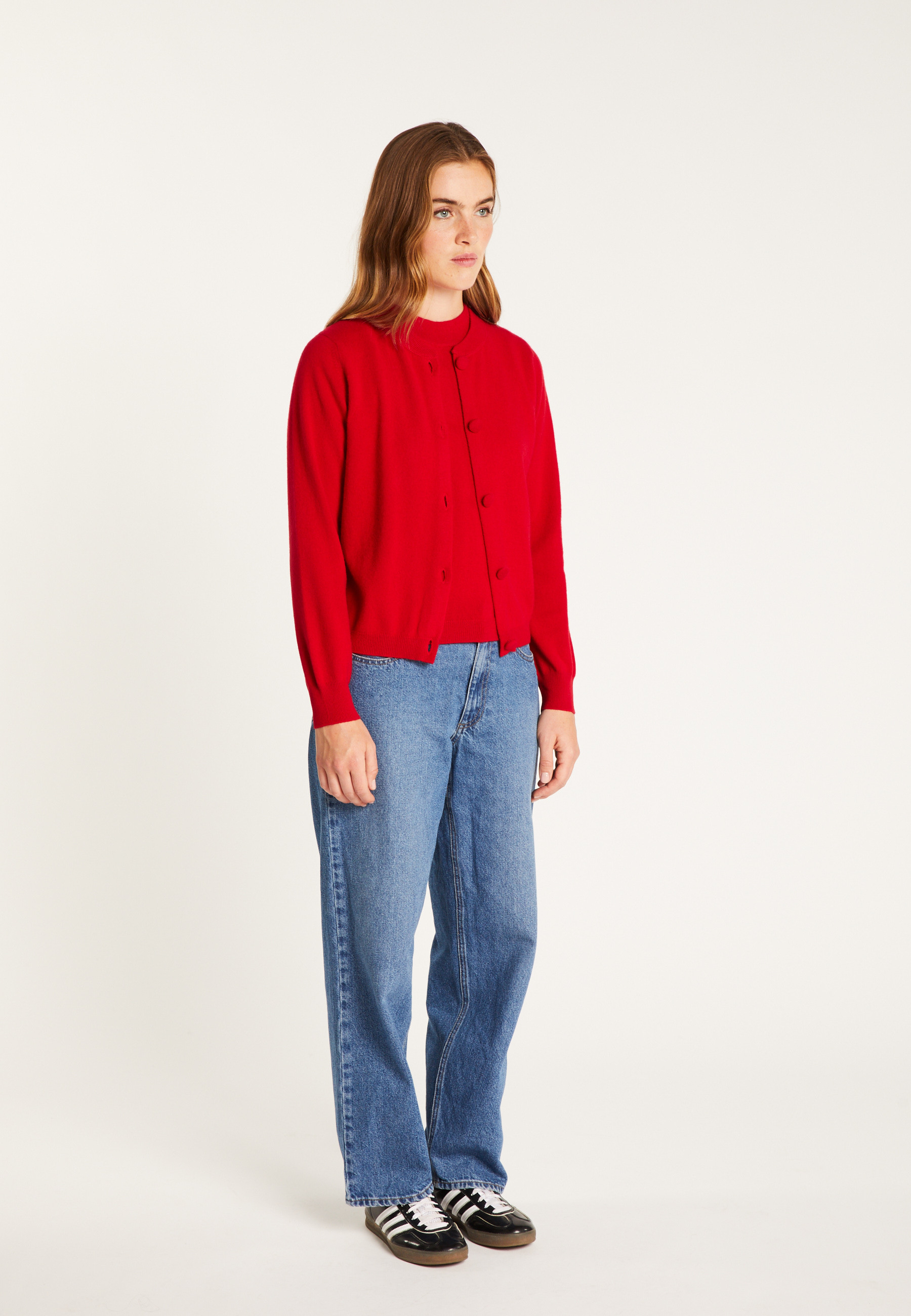 Cashmere set MAISON MONTAGUT Red