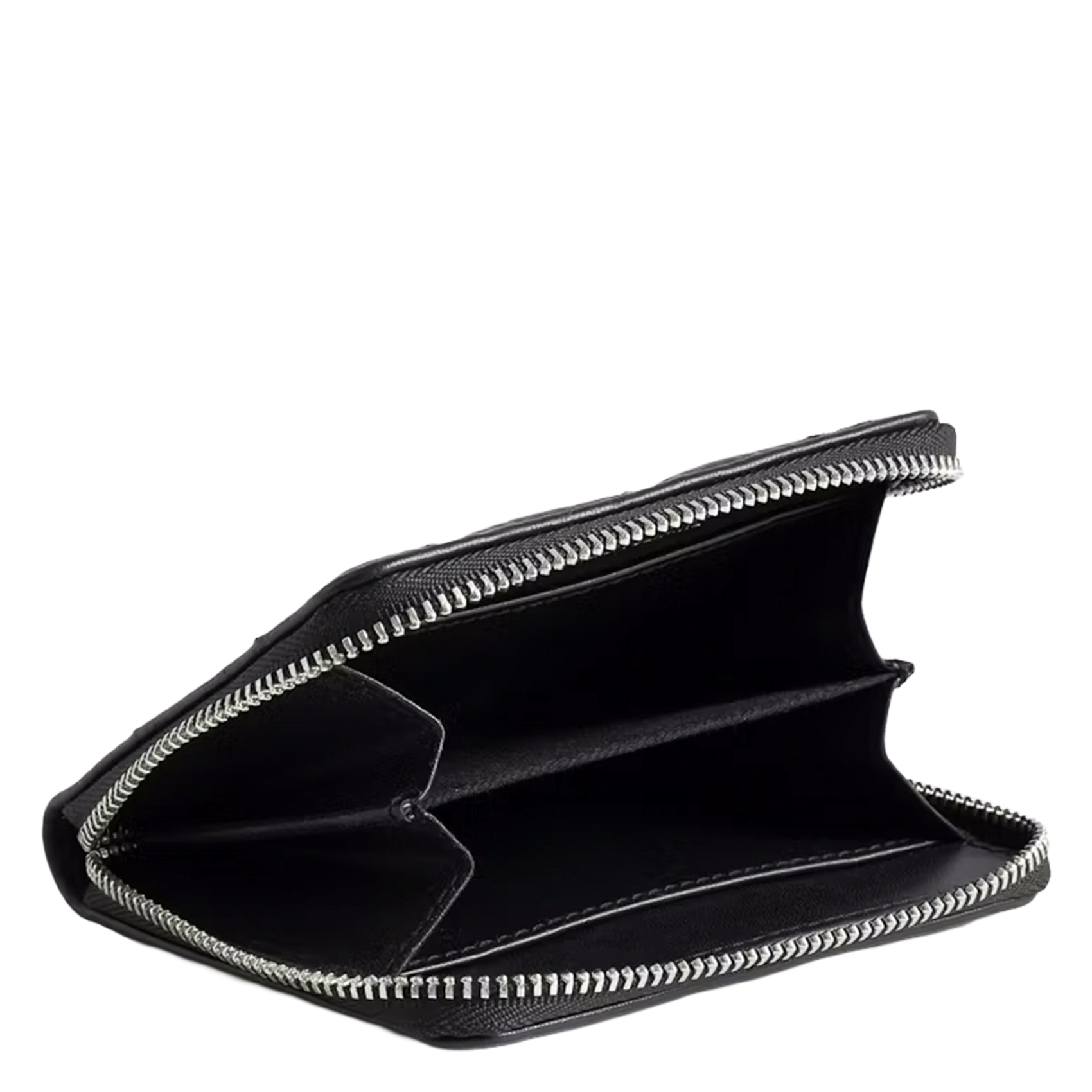 Porte-monnaie en cuir matelassé ZADIG&VOLTAIRE Noir