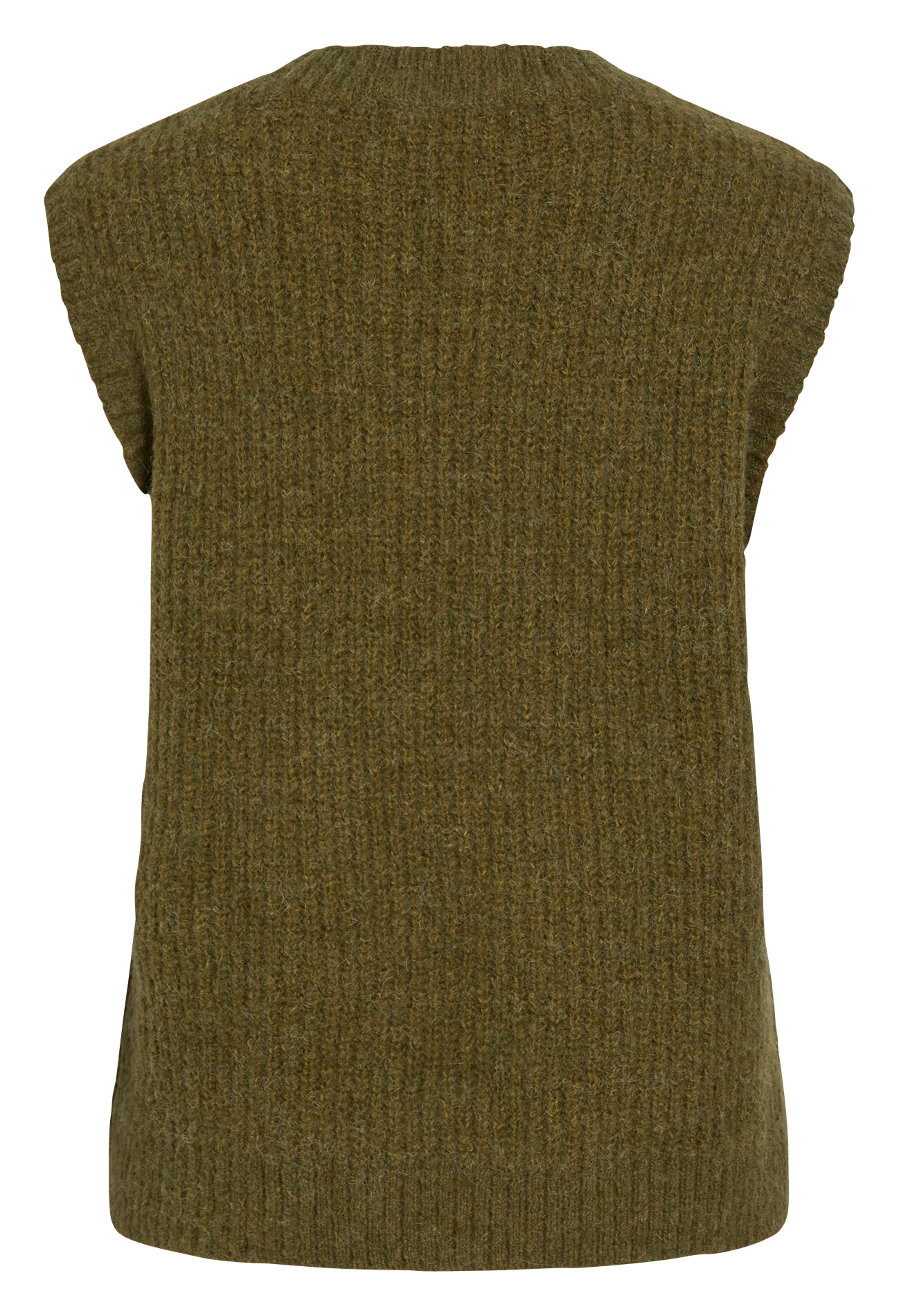 Pull droit col rond en alpaga mélangé ROUGE EDIT Vert