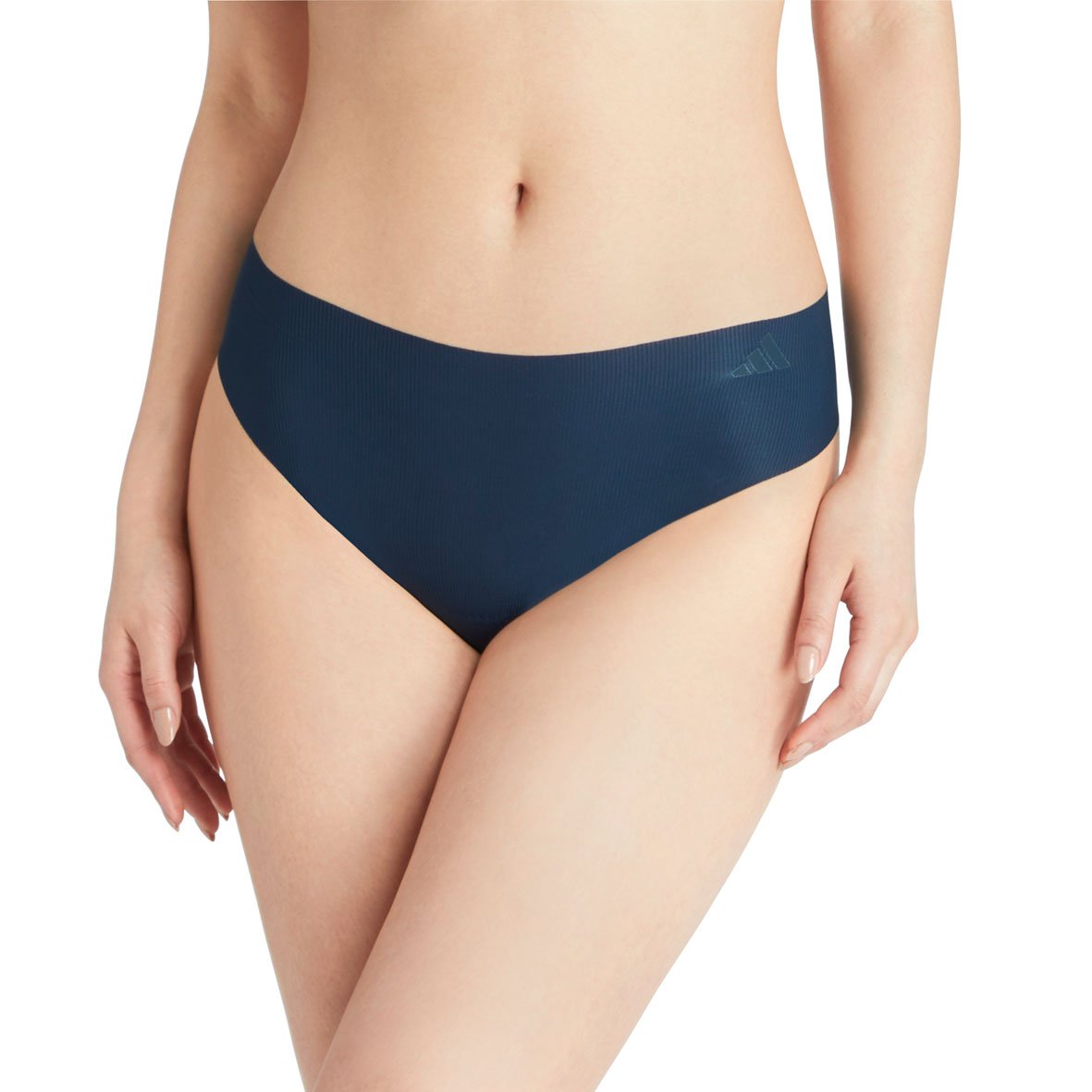 Set of 2 women&#039;s micro flex adidas thongs. ADIDAS UNDERWEAR Pink