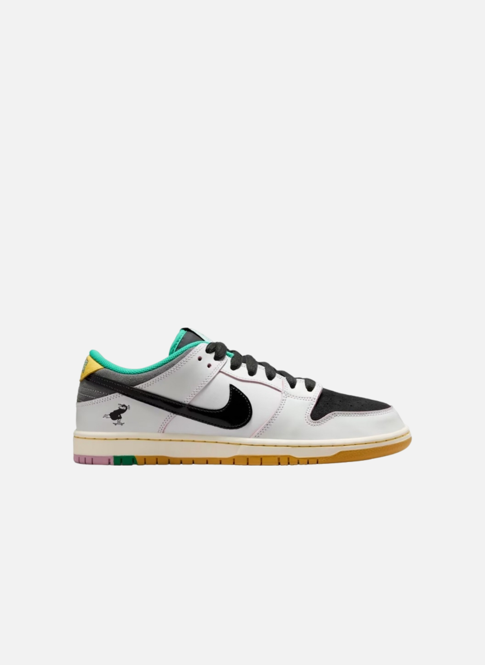 Low-top SB Dunk sneakers NIKE White