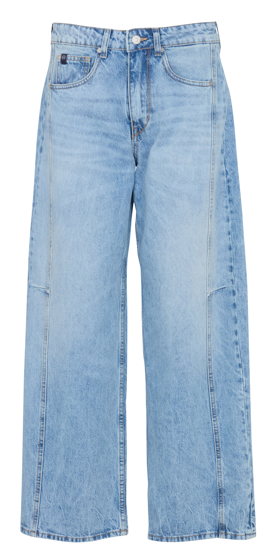 Grote katoenen jeans LE TEMPS DES CERISES Blauw