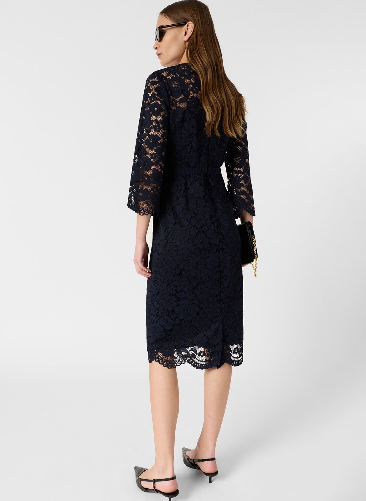 Kleid aus Spitze GERARD DAREL Blau