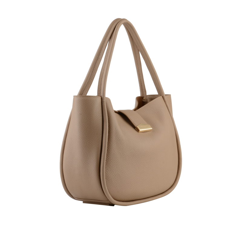 Beige messenger bag Brown