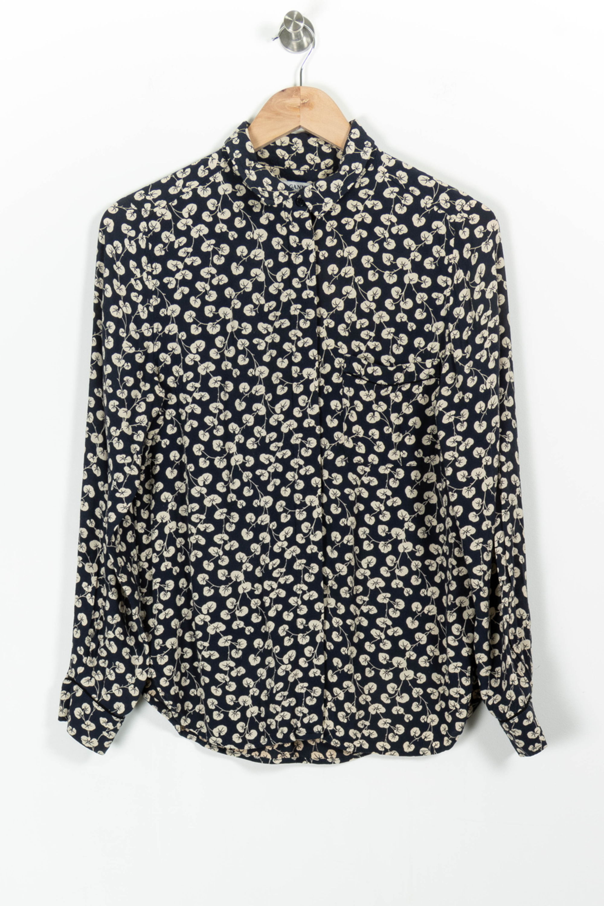 Chemise GANNI - Seconde Main Bleu