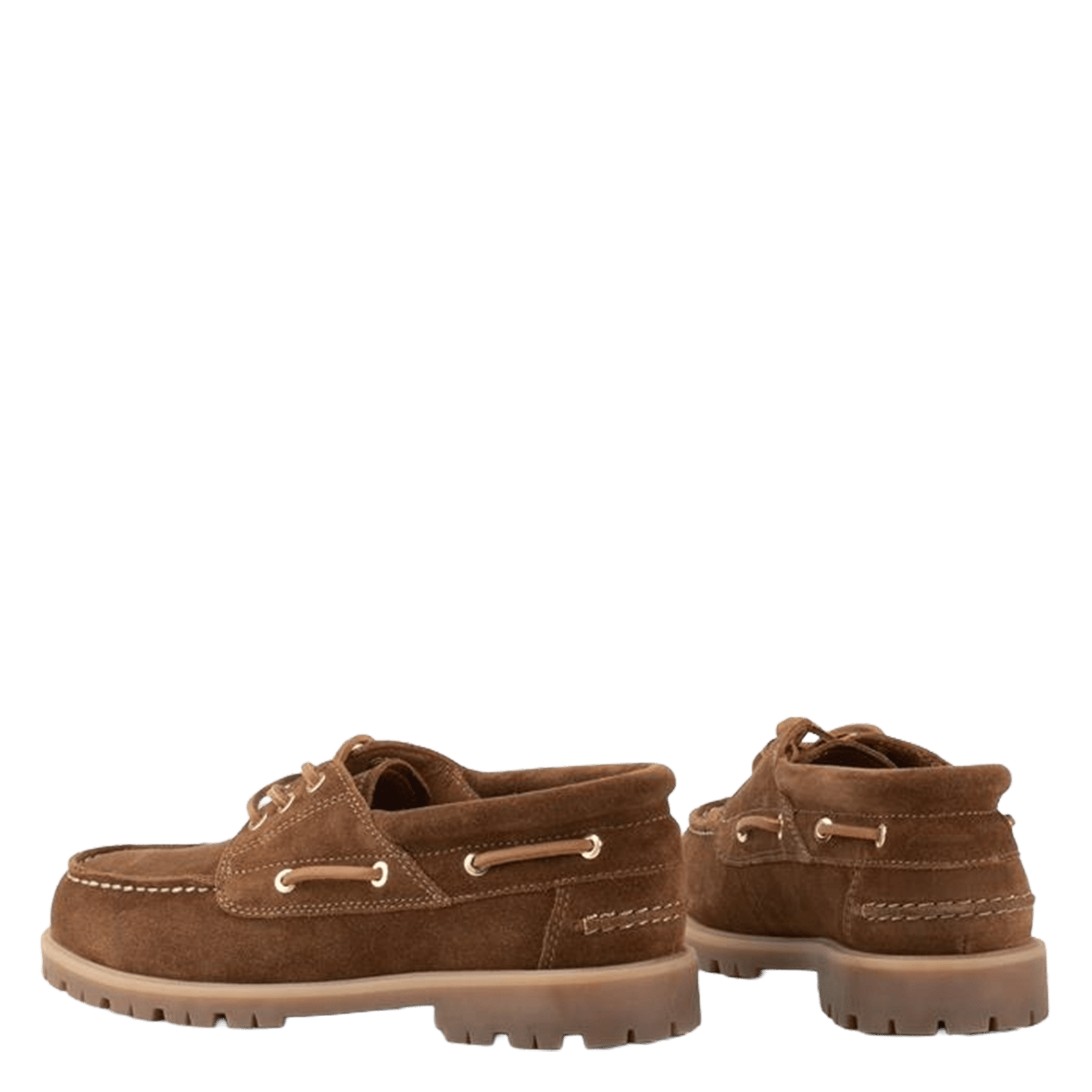 Chaussures bateau en cuir VAGABOND Marron