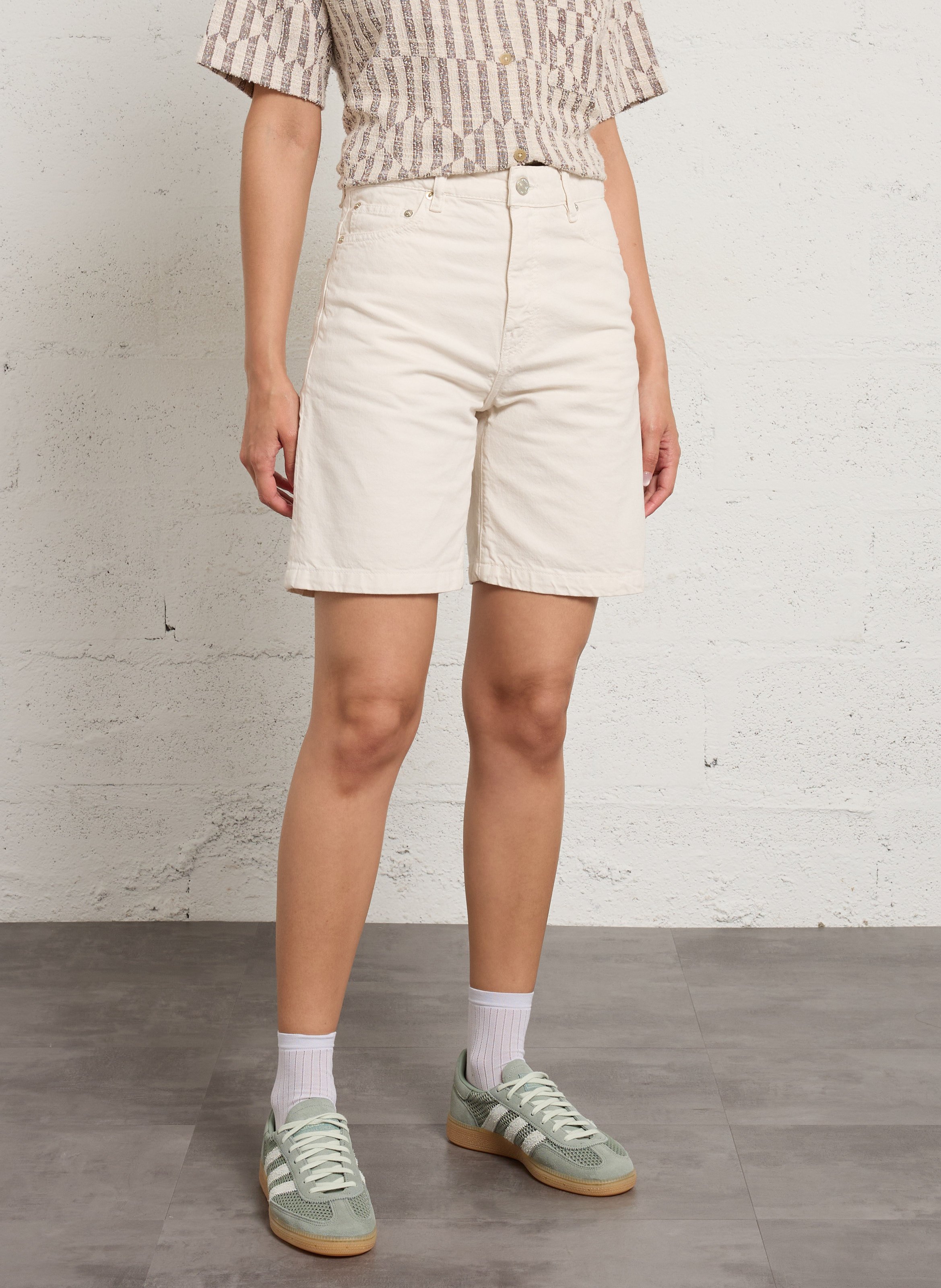 Bermuda en coton ACQUAVERDE Blanc
