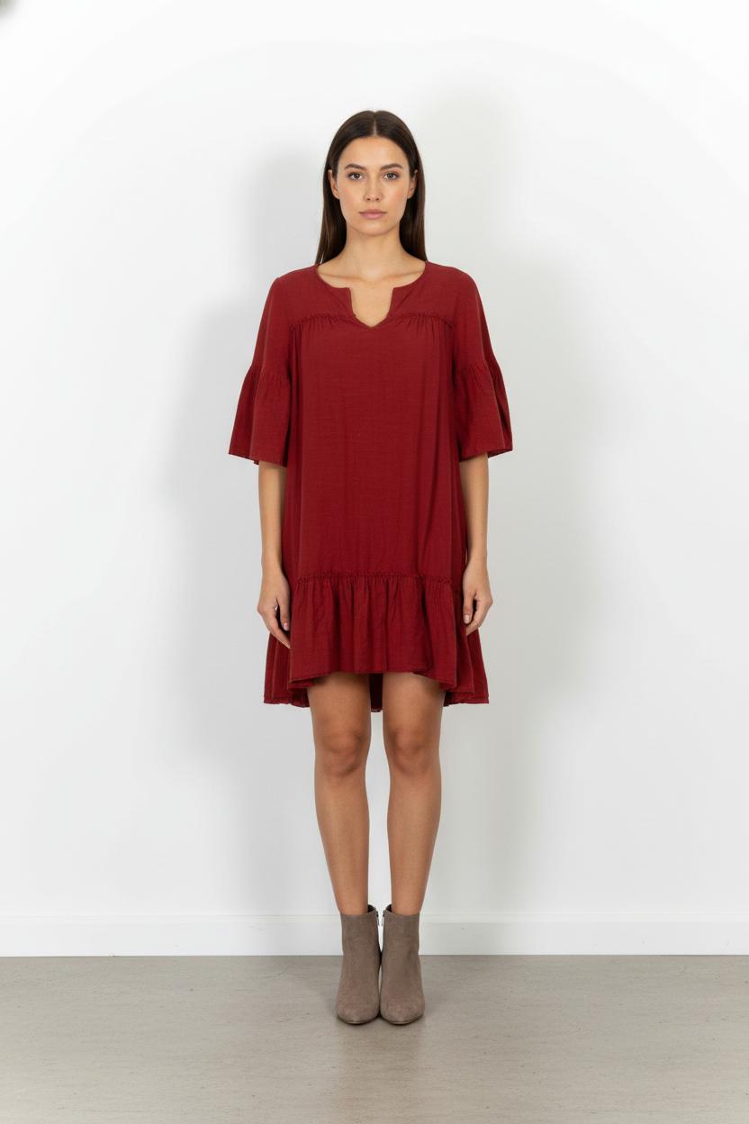 Robe courte & midi COMPTOIR DES COTONNIERS - Seconde main Rouge