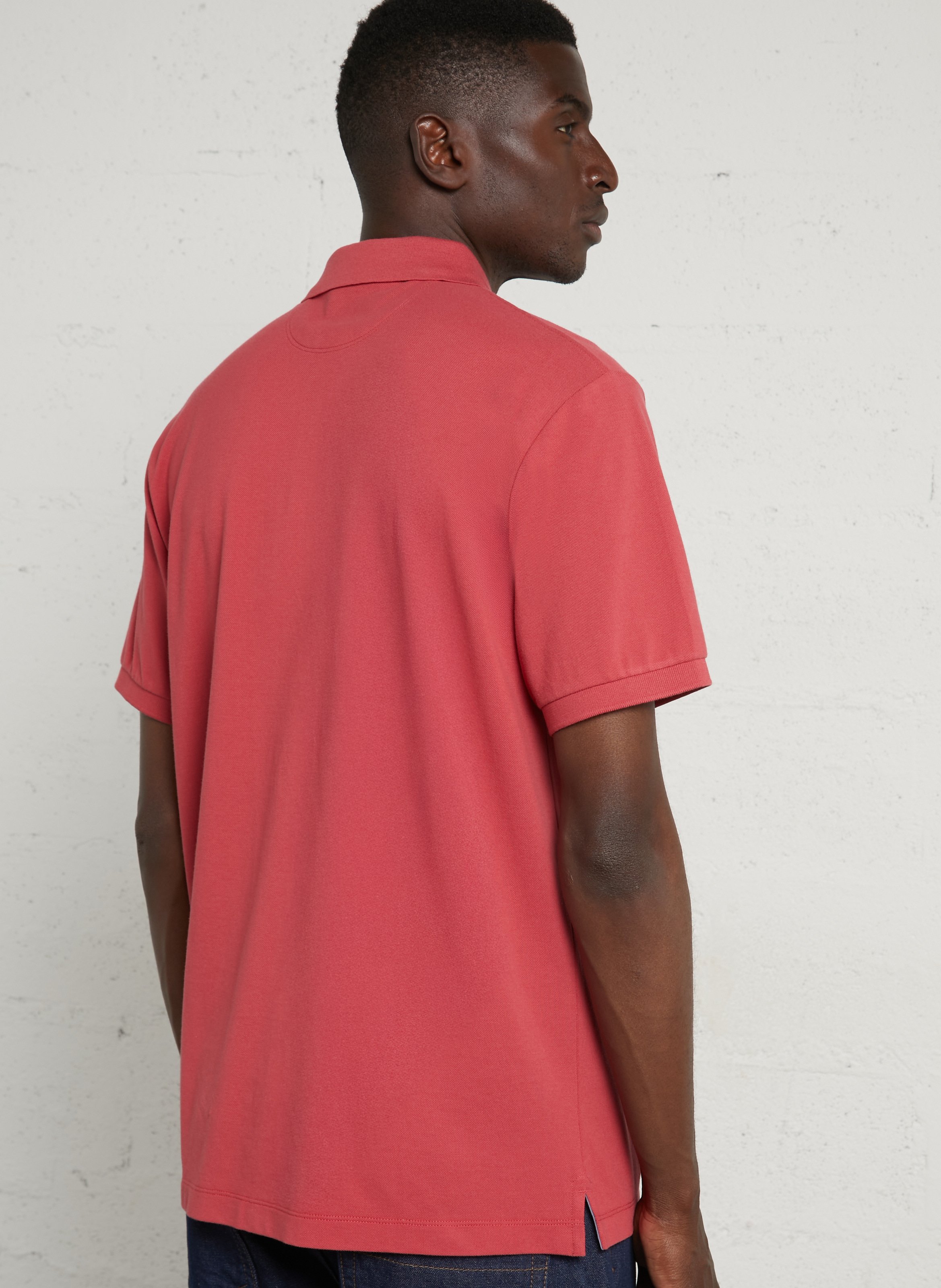 Polo droit manches courtes uni HACKETT Rouge