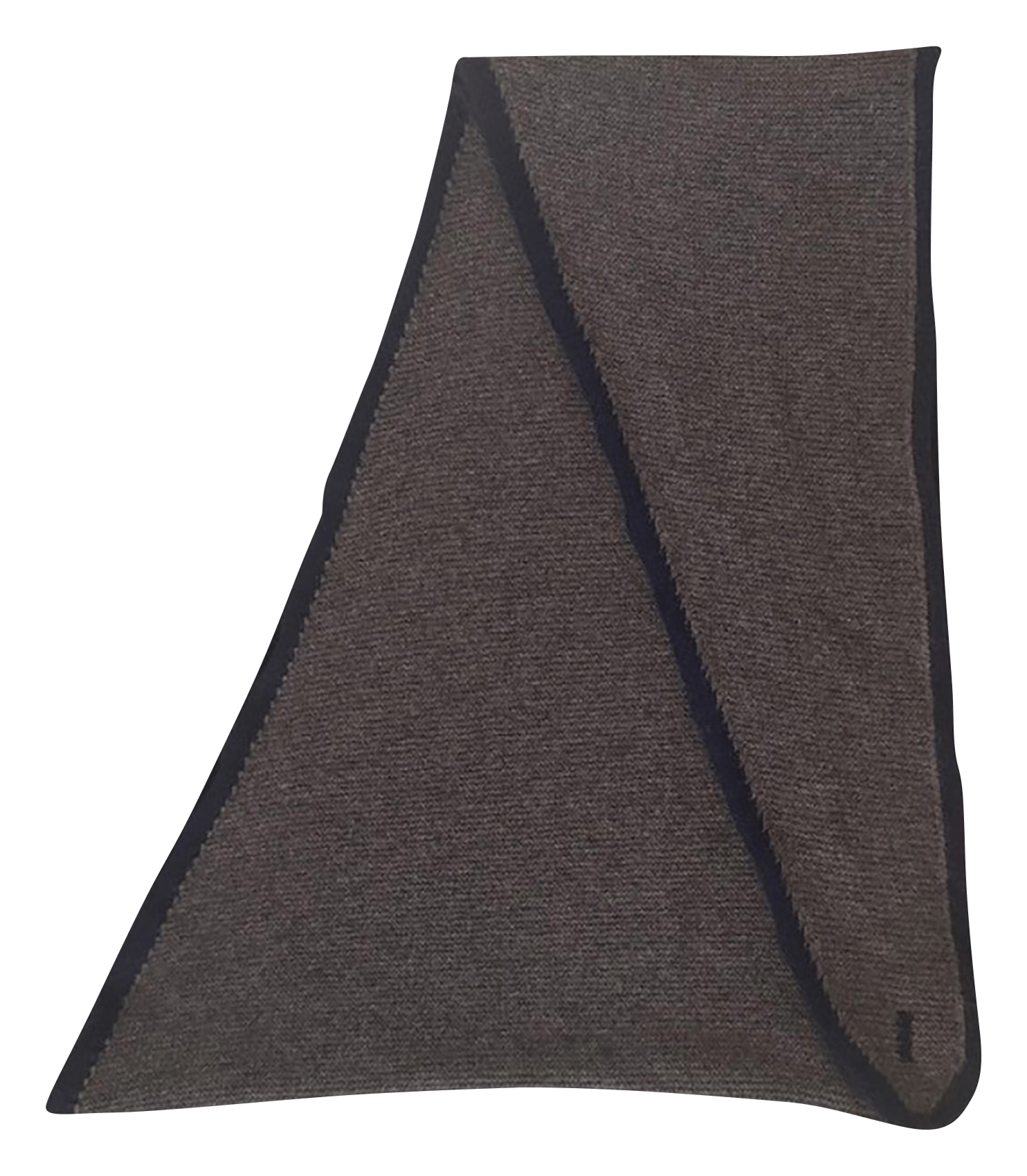 Echarpe triangle en cachemire KOON Marron