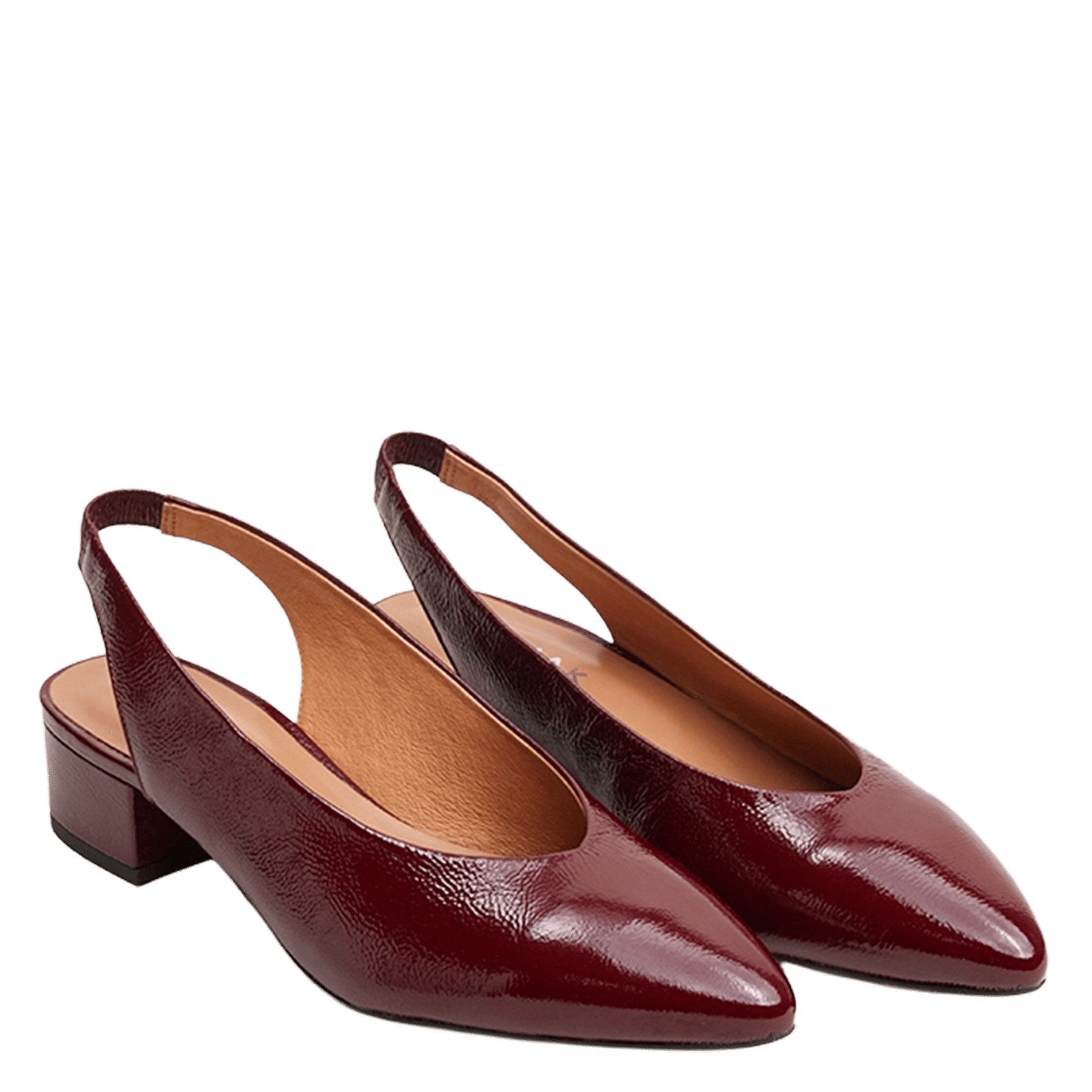 Ballerines en cuir JONAK Rouge