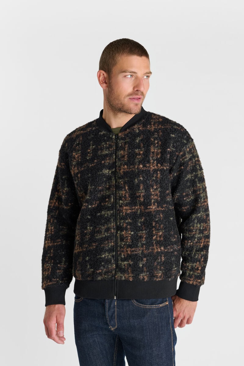 Cardigan bisal LE TEMPS DES CERISES Noir