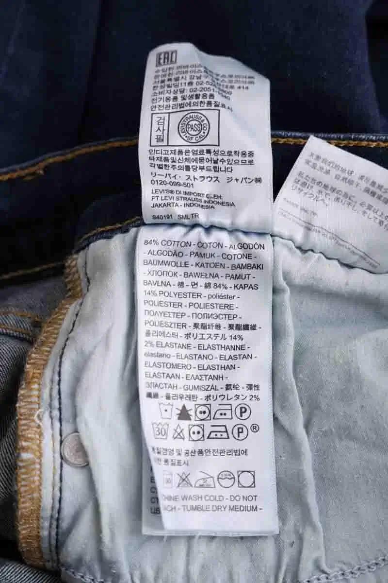 Slim-fit jeans LEVI'S - Seconde main Blue
