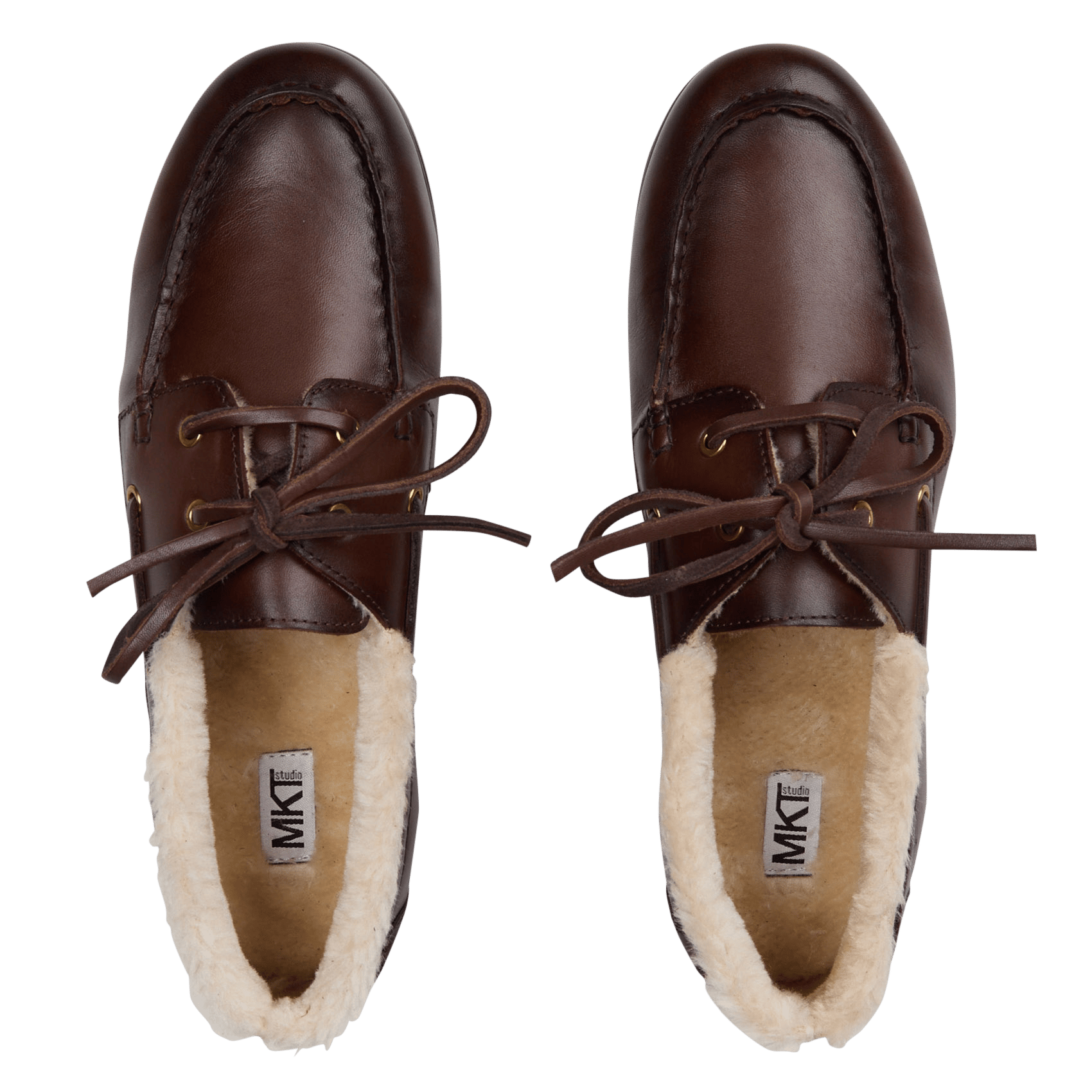 Mocassins en cuir MKT Marron