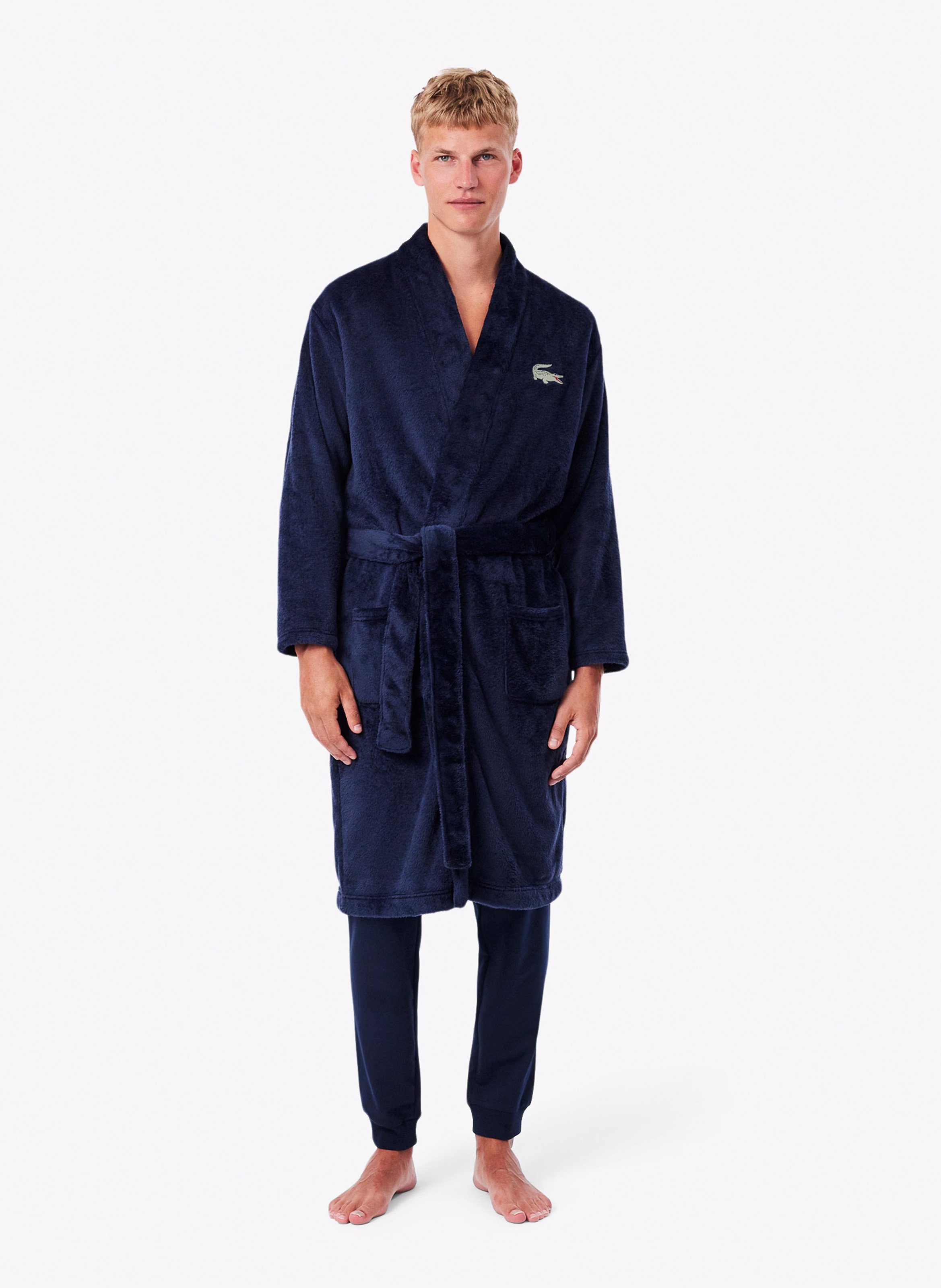 Kamerjas van fleecestof LACOSTE Blauw