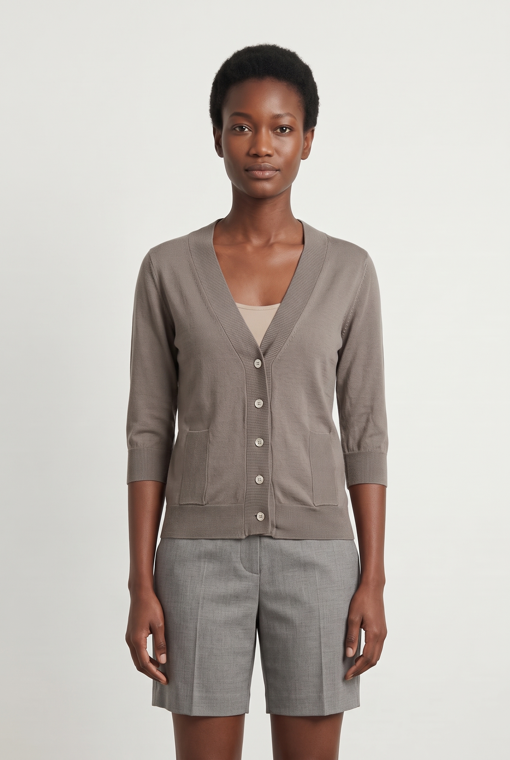 Cardigan COMPTOIR DES COTONNIERS - Seconde main Brown