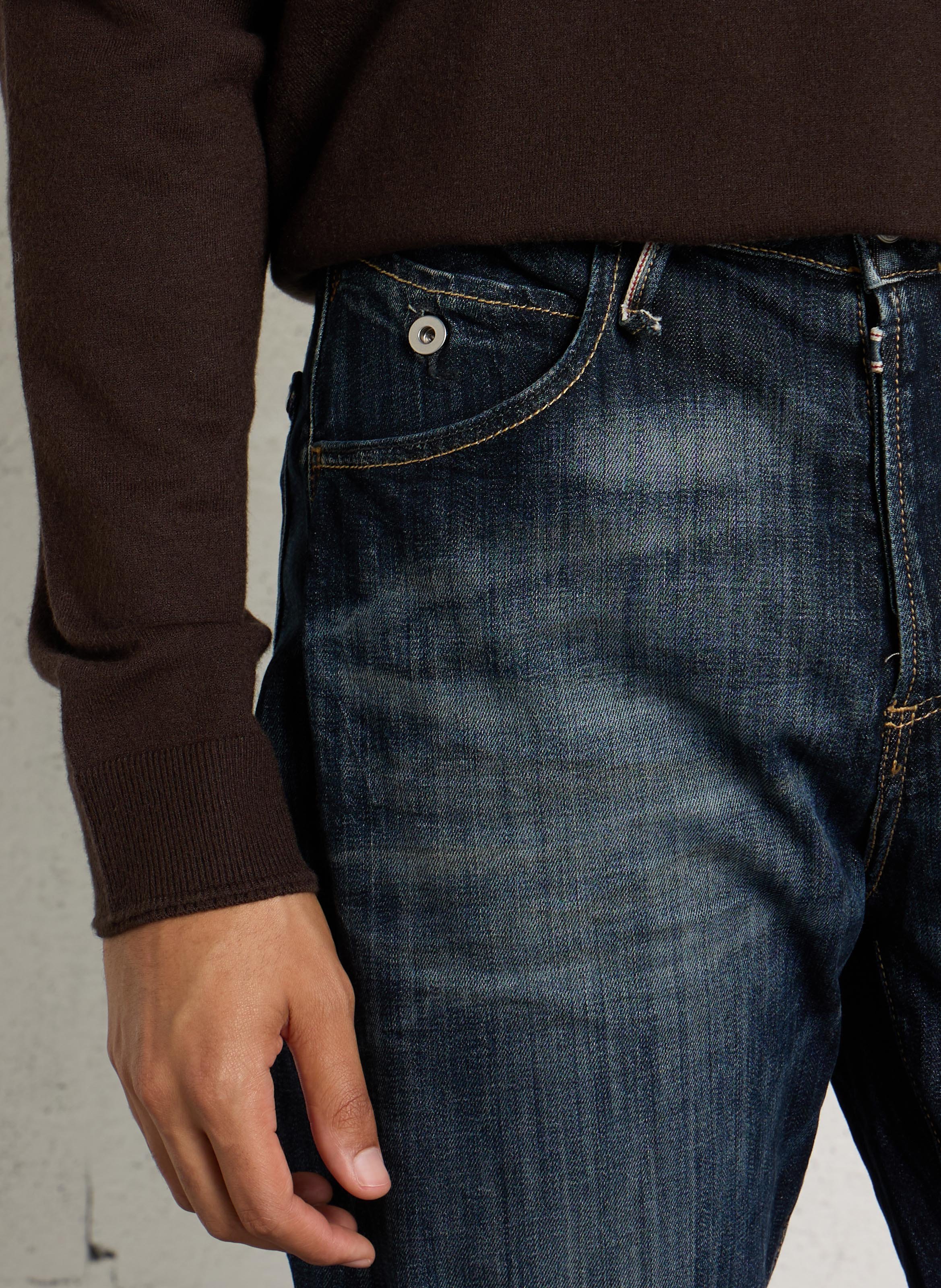 5-pocket slim-fit jeans LE TEMPS DES CERISES Blue