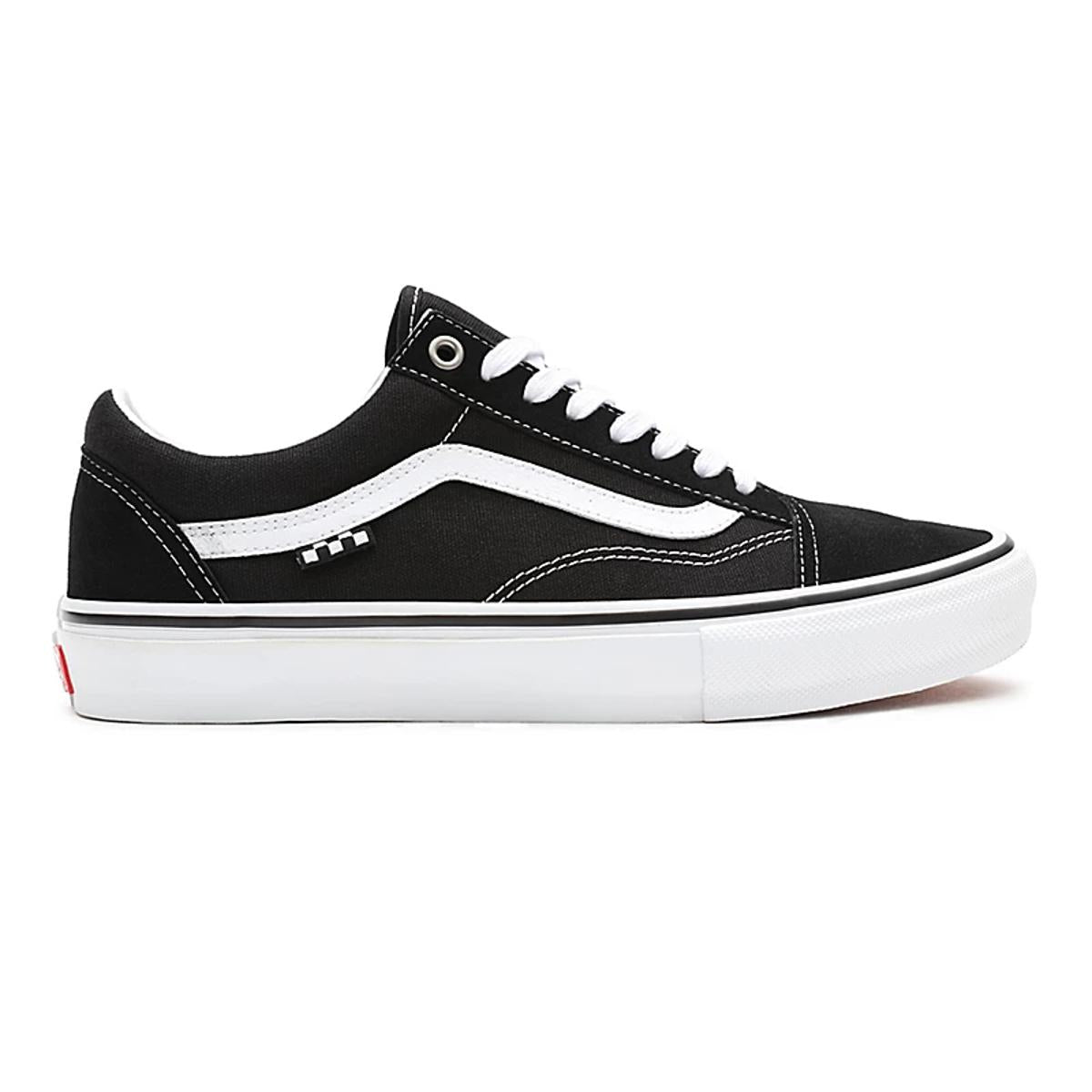 Vans old 2025 skool blanc noir