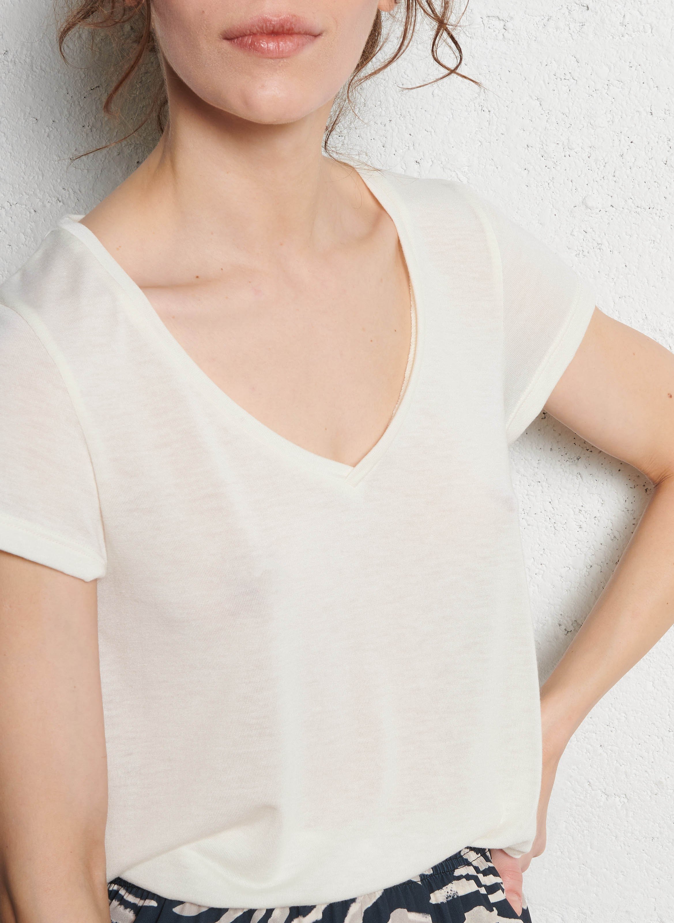 Floral-print fluid trousers IMPERIAL Black