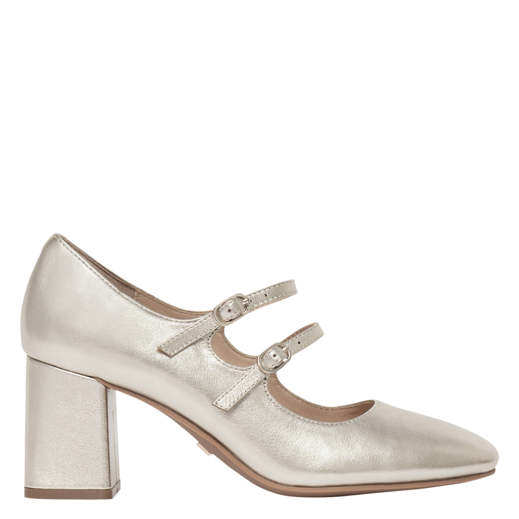 Babies métallisées à brides BOCAGE Doré