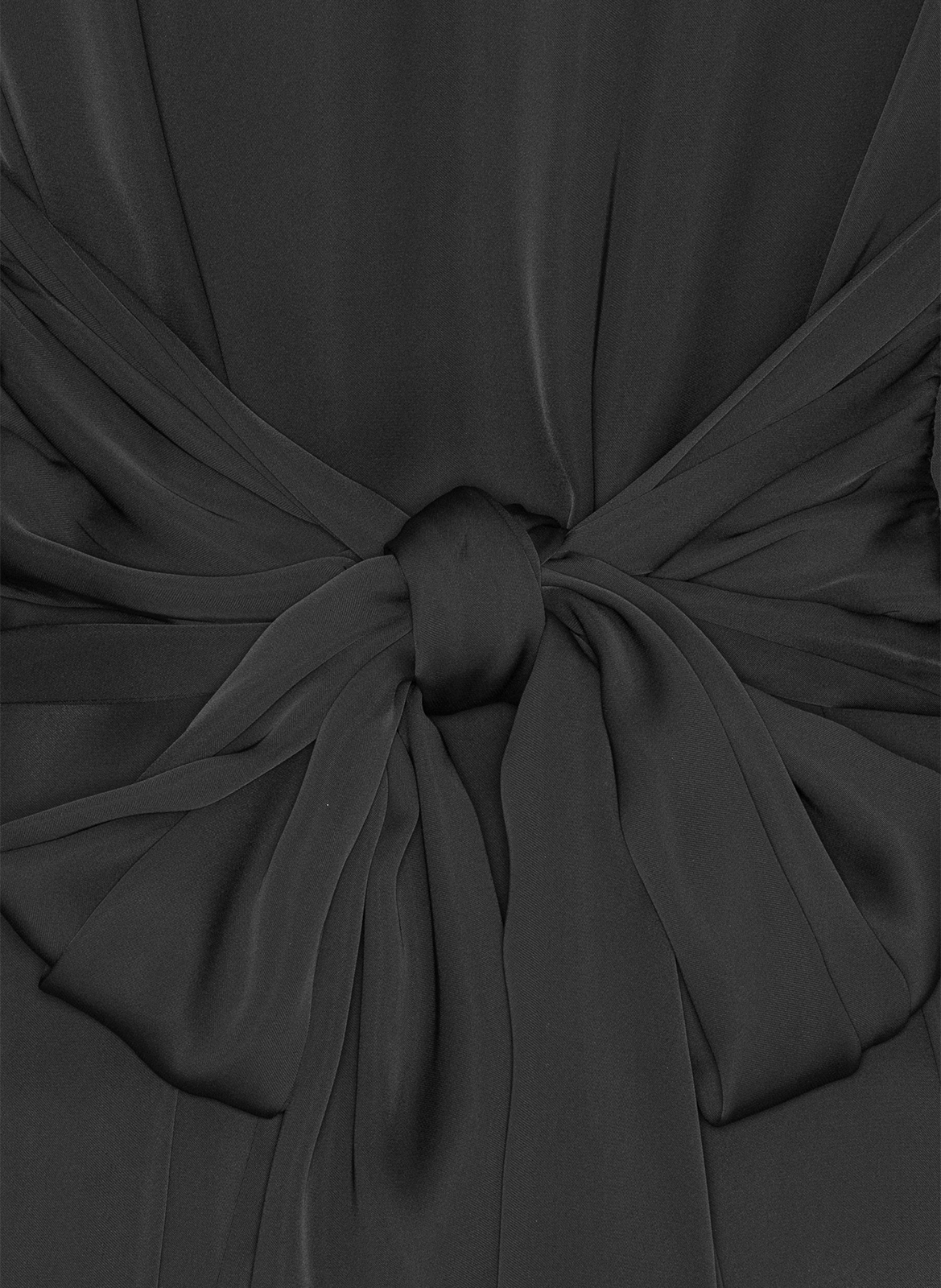 Robe courte col classique ROTATE Black