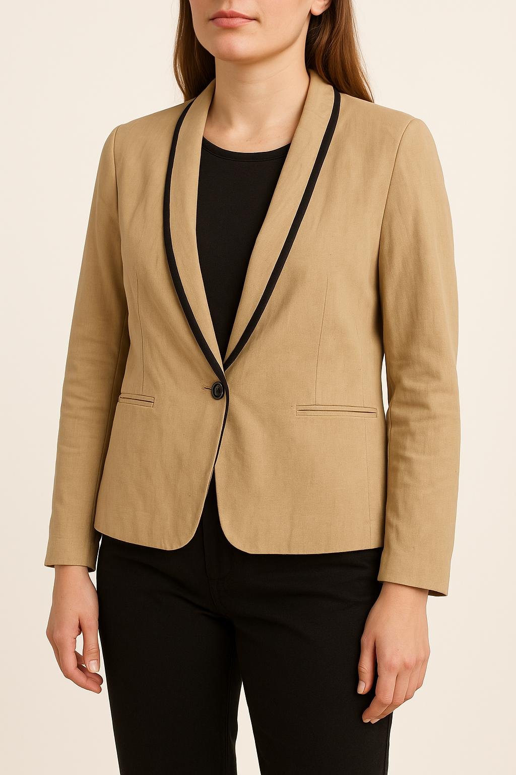 Chino trousers  COMPTOIR DES COTONNIERS - Seconde main Beige