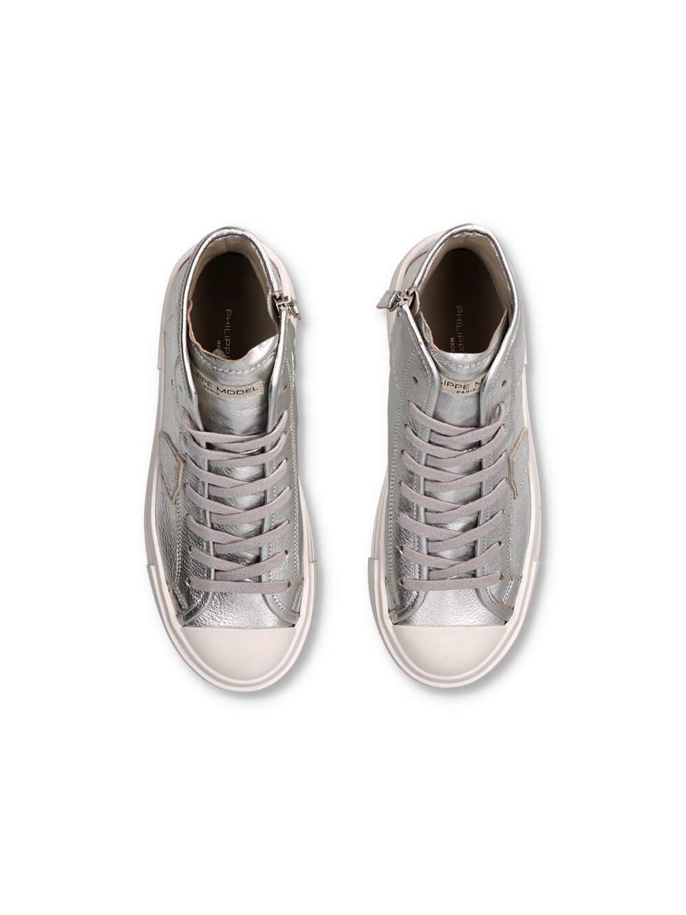 Sneakers Paris Haute Tennis PHILIPPE MODEL Silver