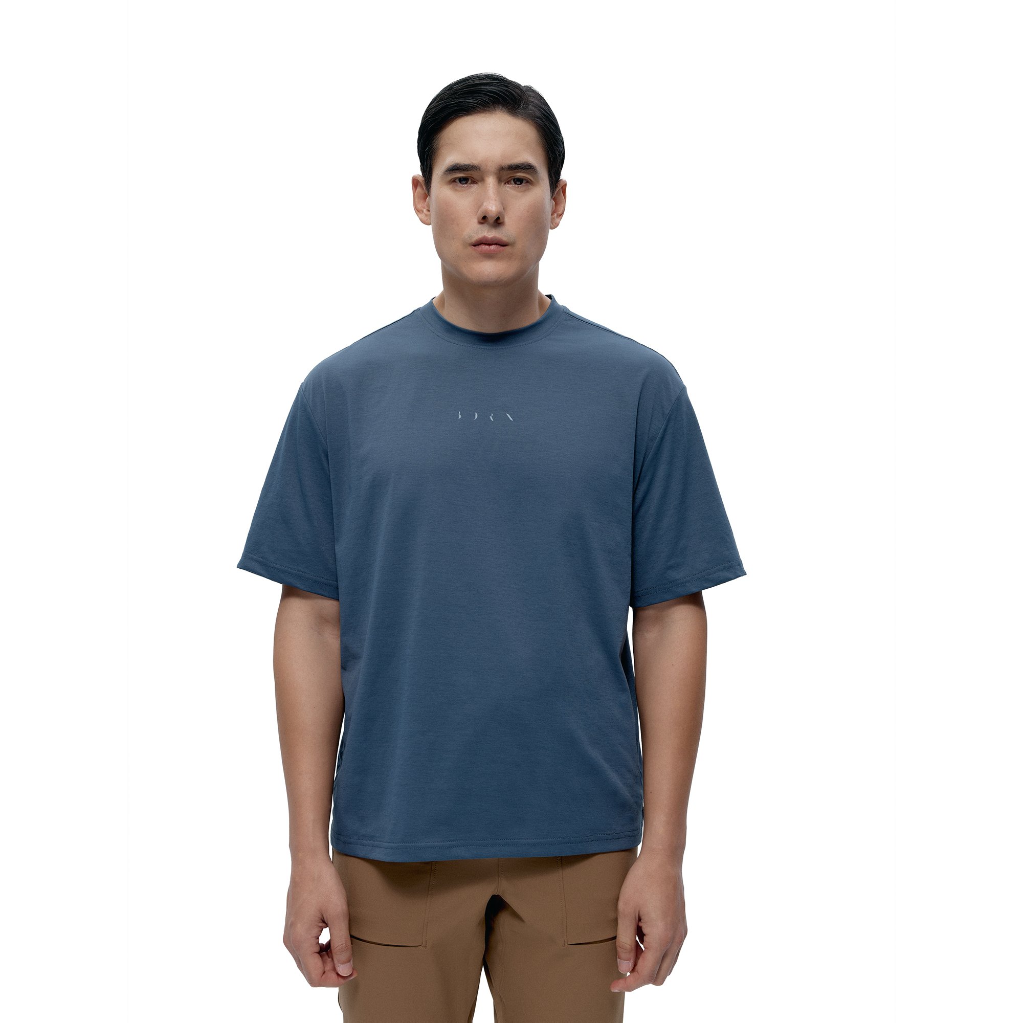 Short-sleeve fawn T-shirt BORN LIVING YOGA Blue