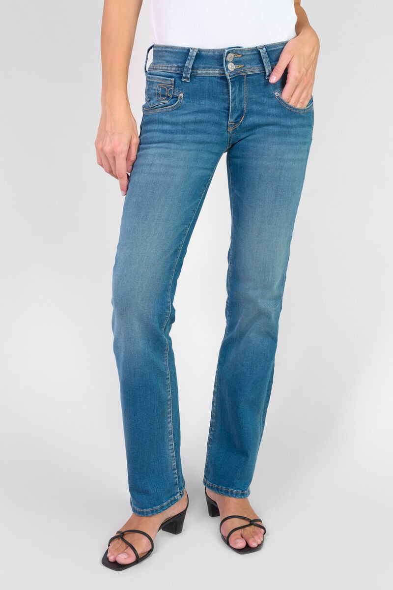 Bootcut jeans, length 34 LE TEMPS DES CERISES Blue