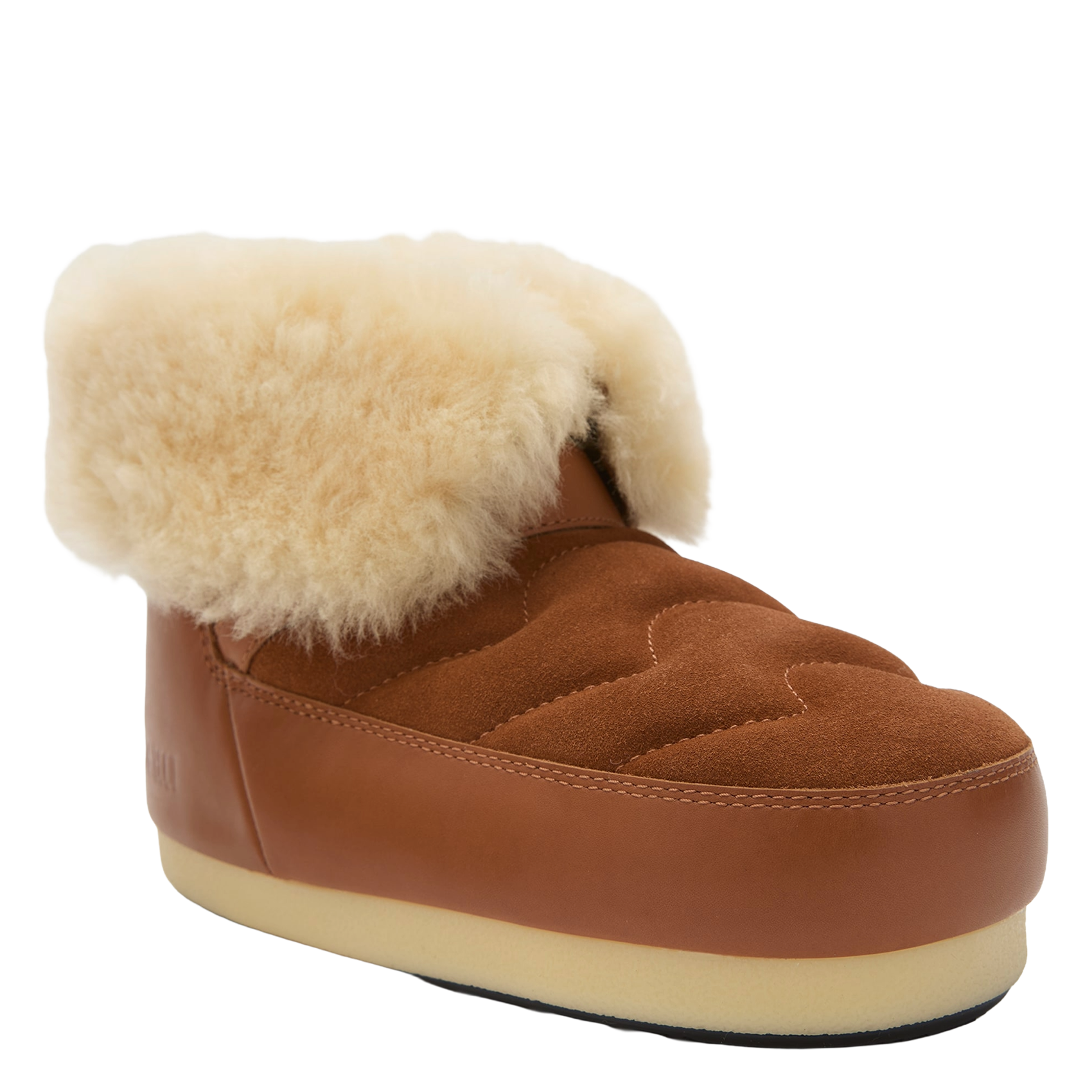 Boots en fourrure synthétique MOON BOOT Marron