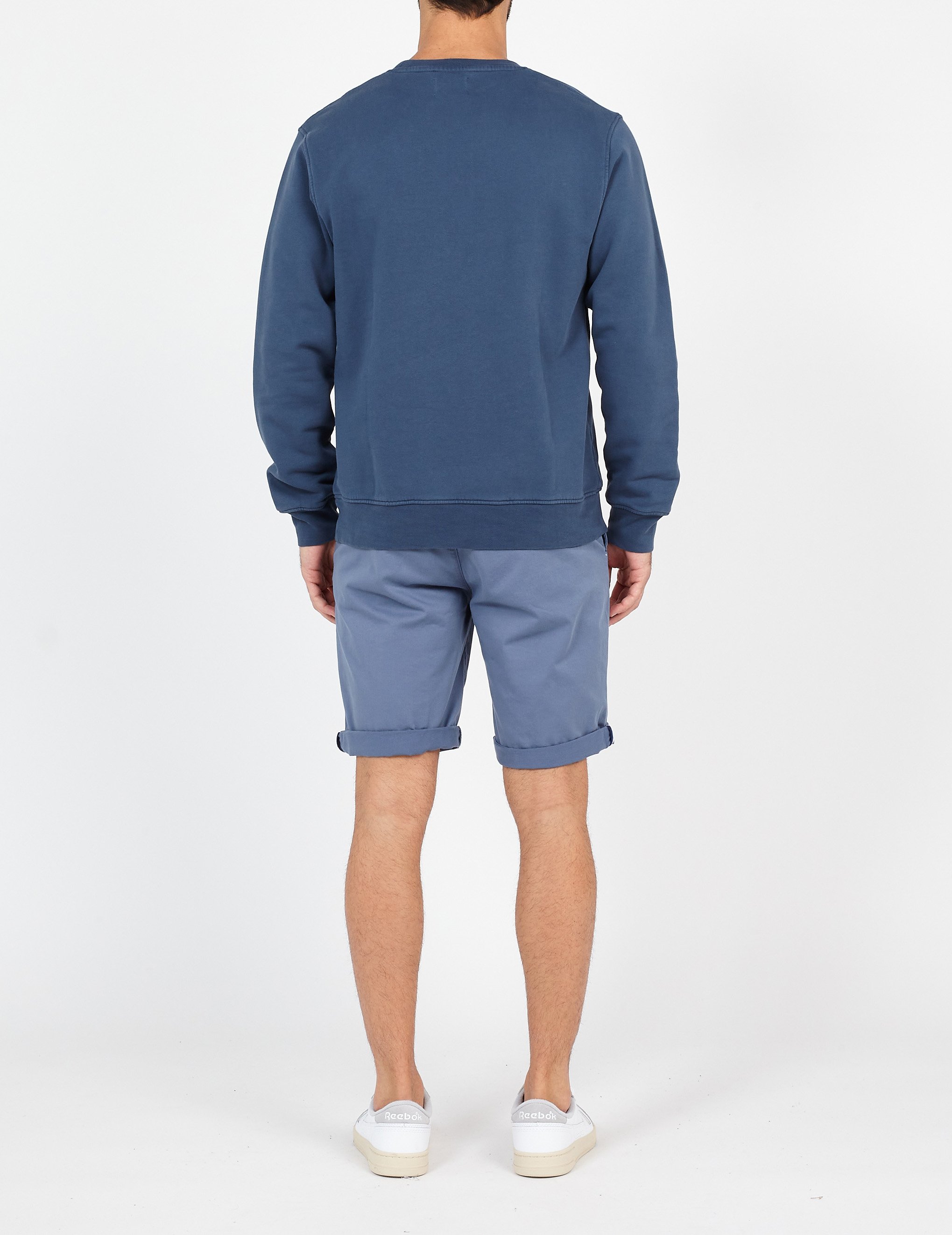 Rundhals-Sweatshirt aus Bio-Baumwolle, Regular Fit COLORFUL STANDARD Blau