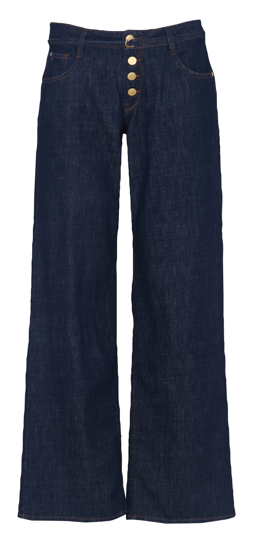 Rechte jeans - katoenblend LE TEMPS DES CERISES Blauw