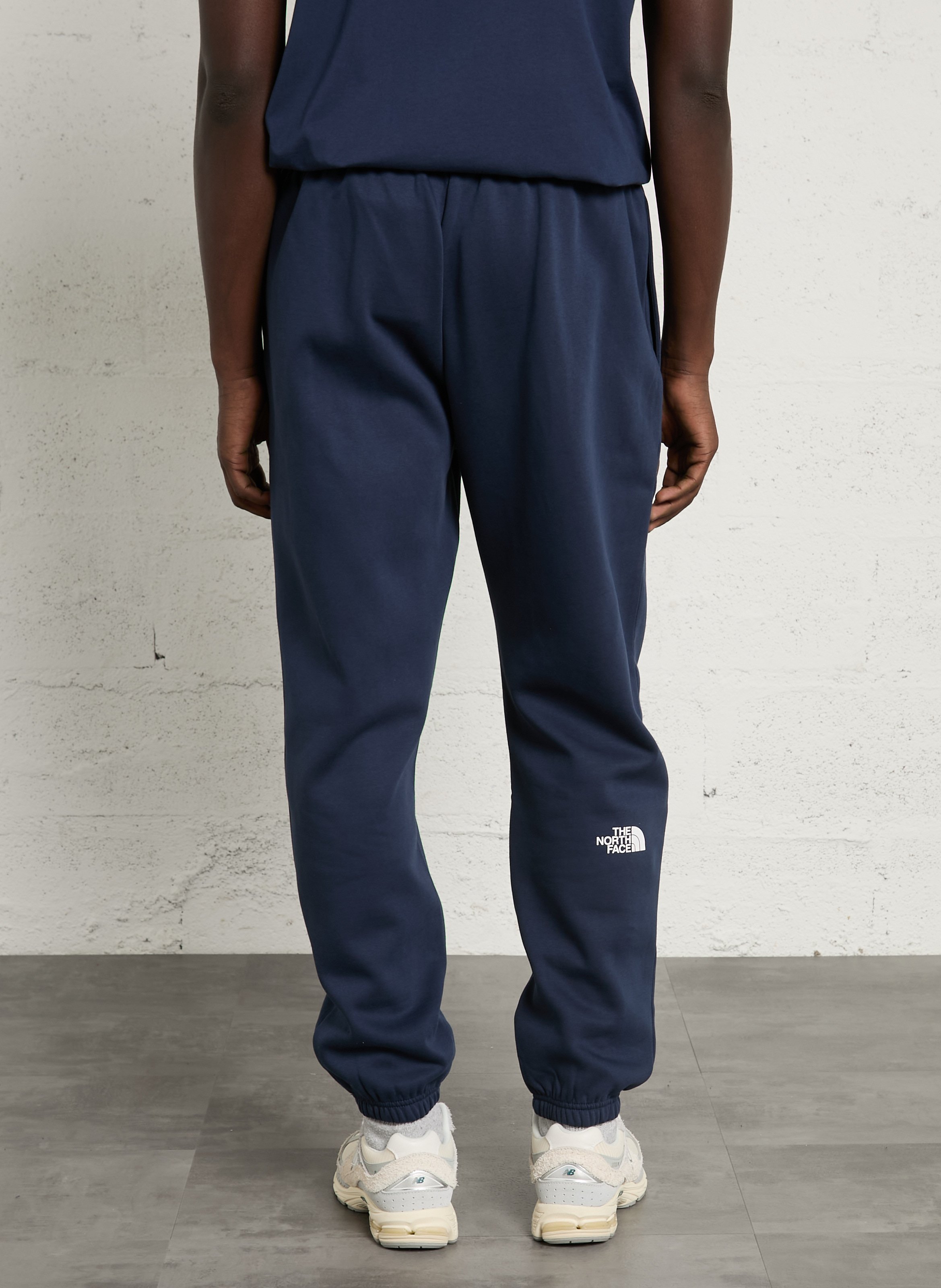 Solid color tapered joggers THE NORTH FACE Blue
