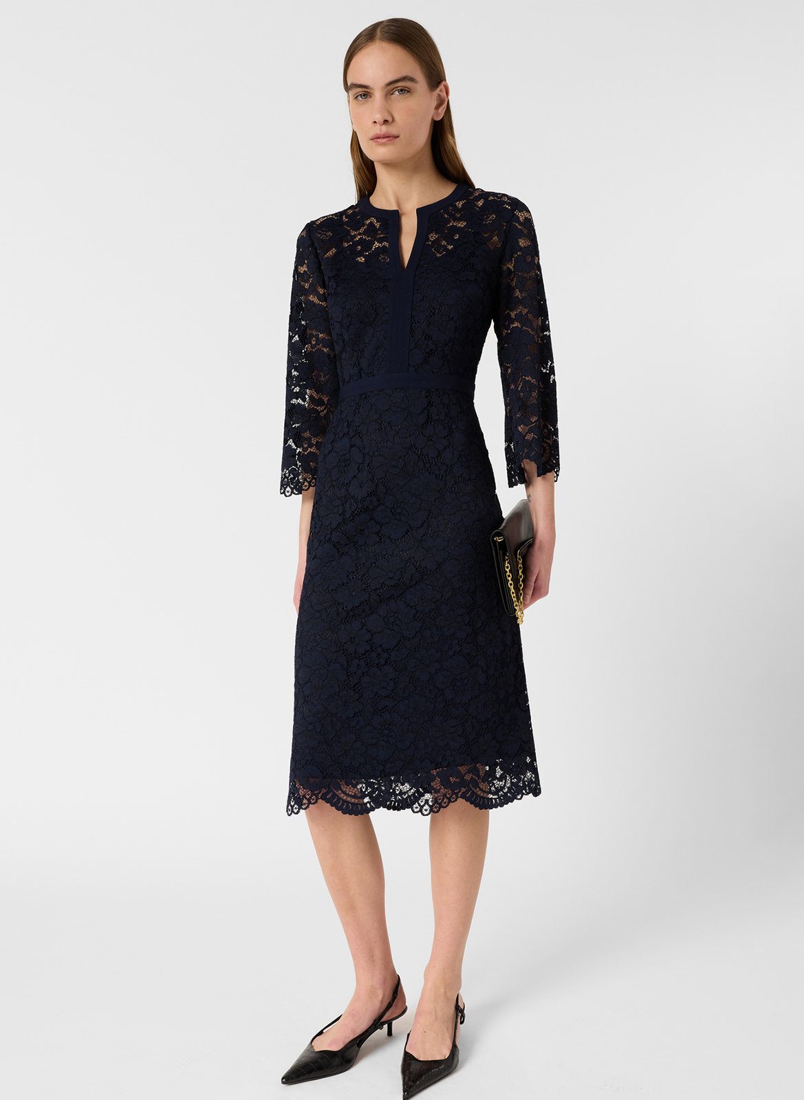 Kleid aus Spitze GERARD DAREL Blau