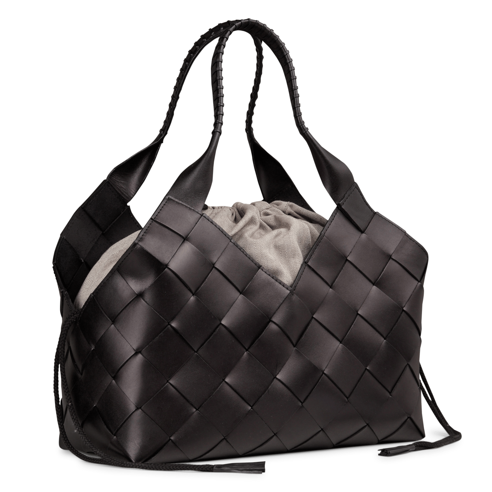 A-line leather skirt DRAGON DIFFUSION Black