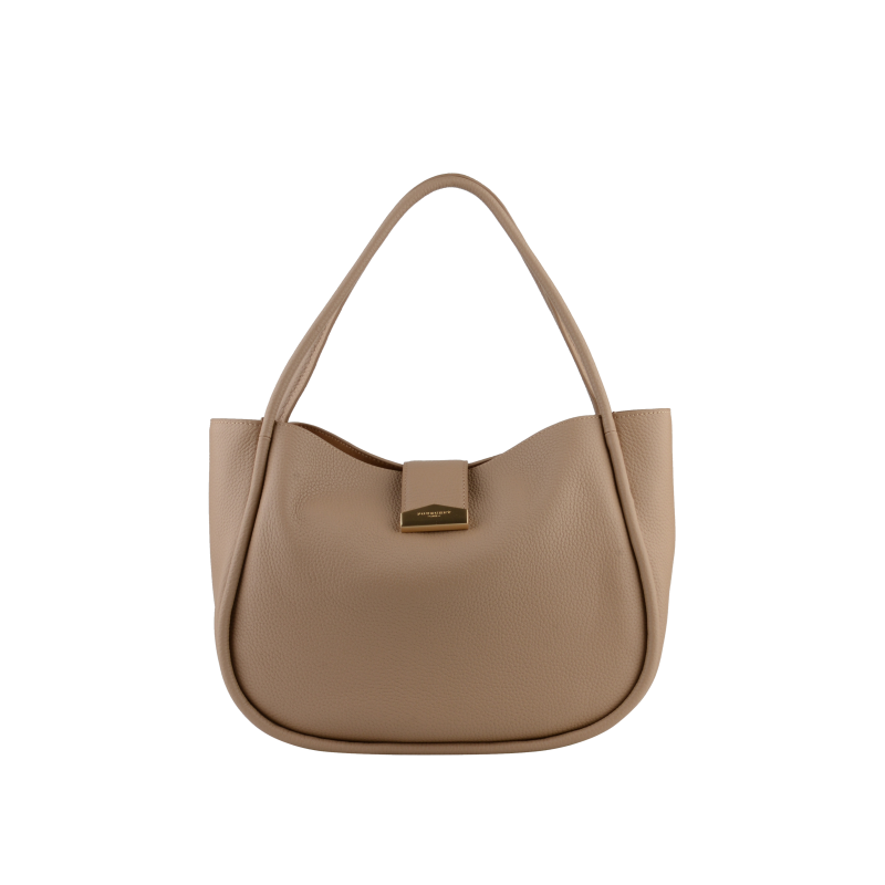 Beige messenger bag Brown