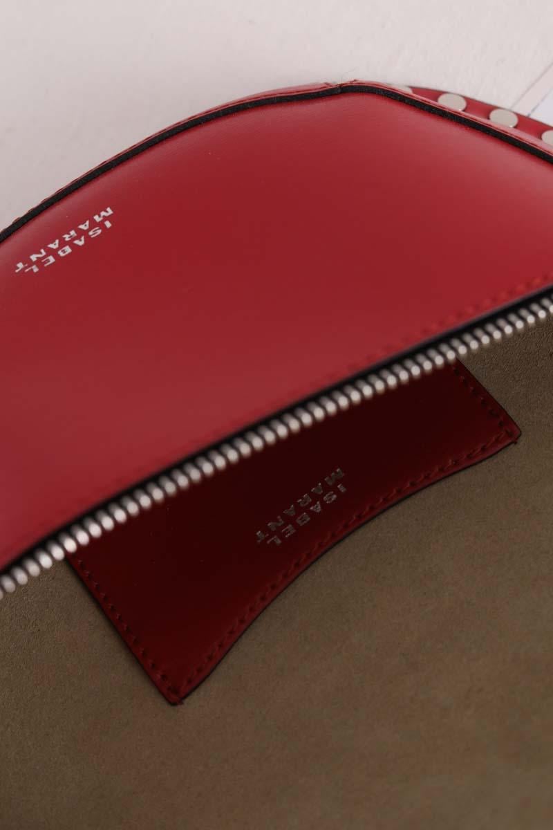 Printed canvas waist bag ISABEL MARANT - Seconde Main Red