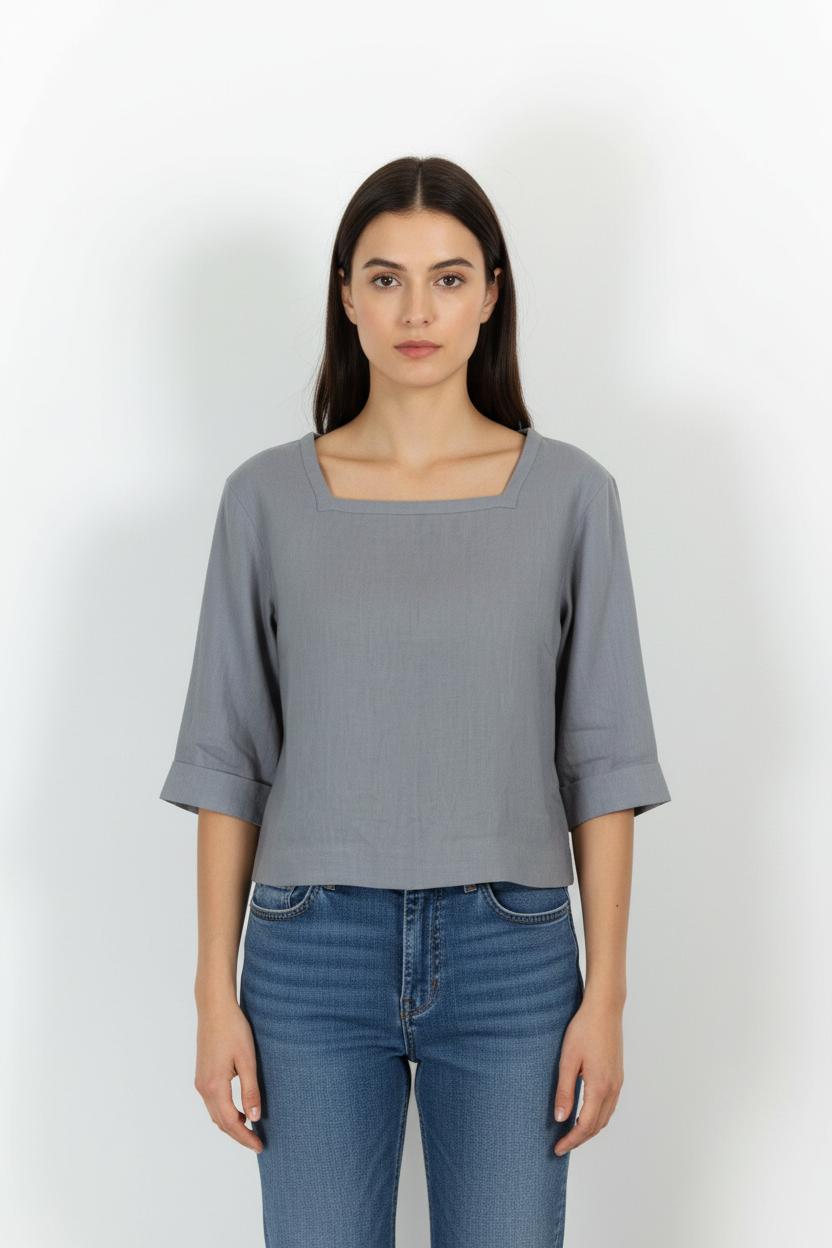 Blouse AGNES B. - Seconde Main Grey