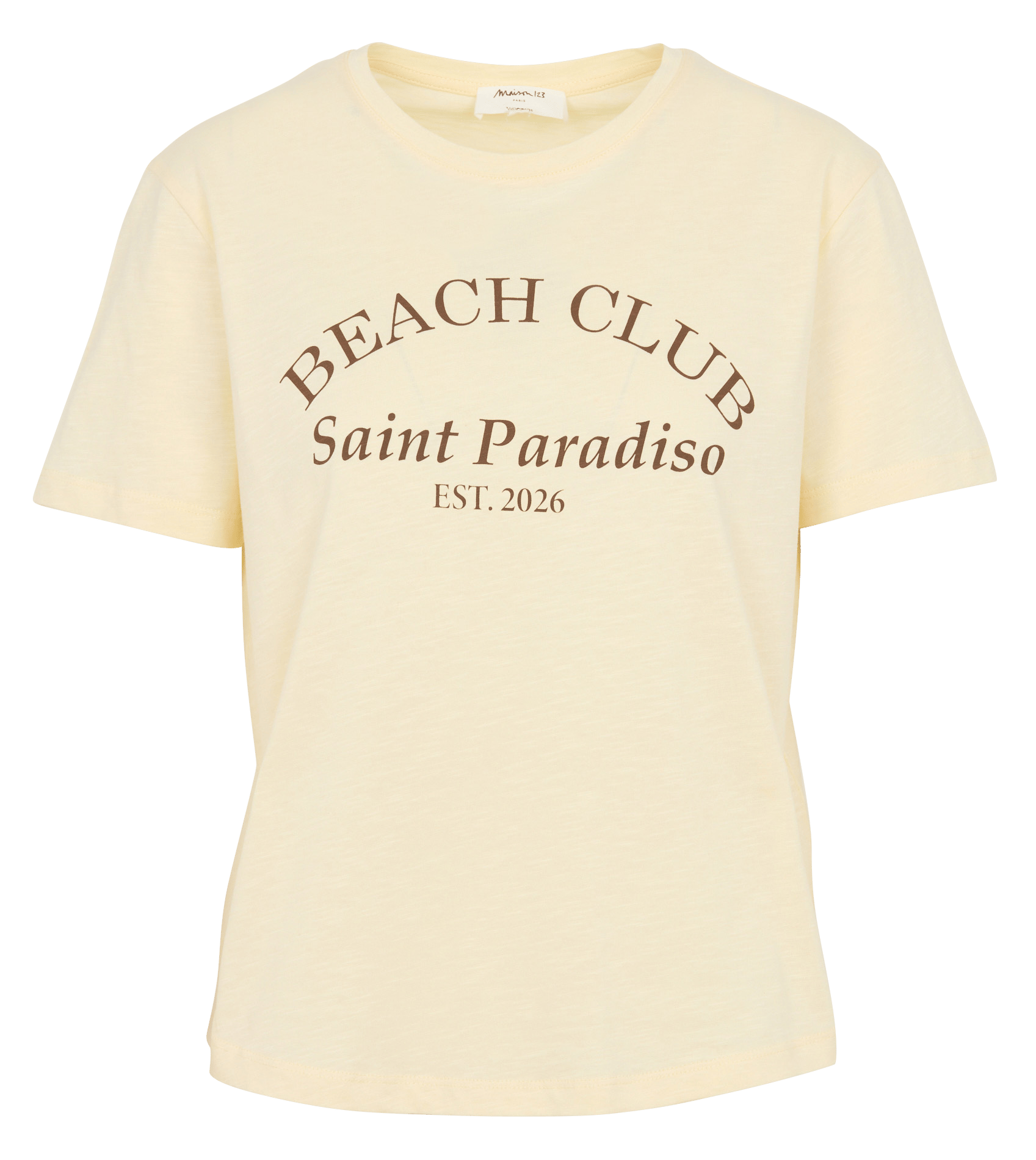 Tee-shirt oversize en coton MAISON 123 Beige